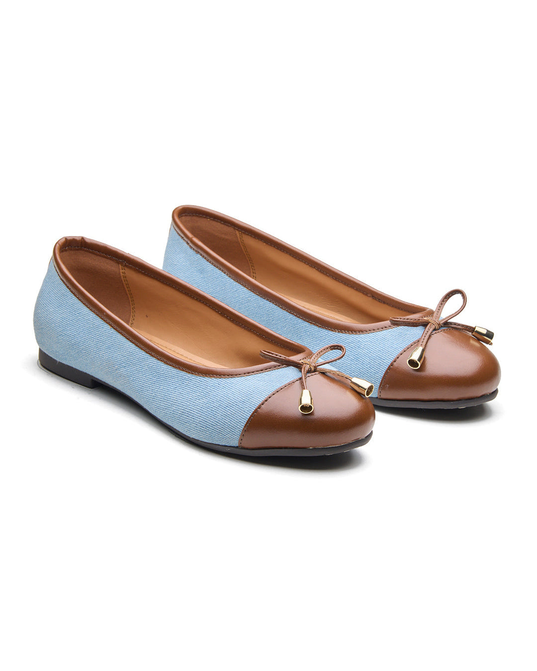 Clara Ballerinas Blue-Brown