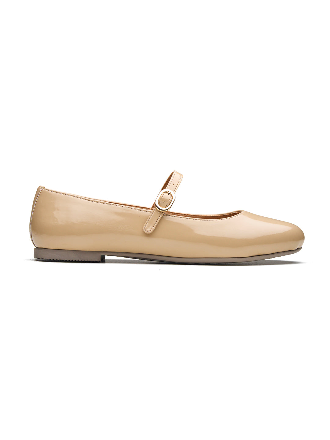 Amour Mary Janes Dark Beige