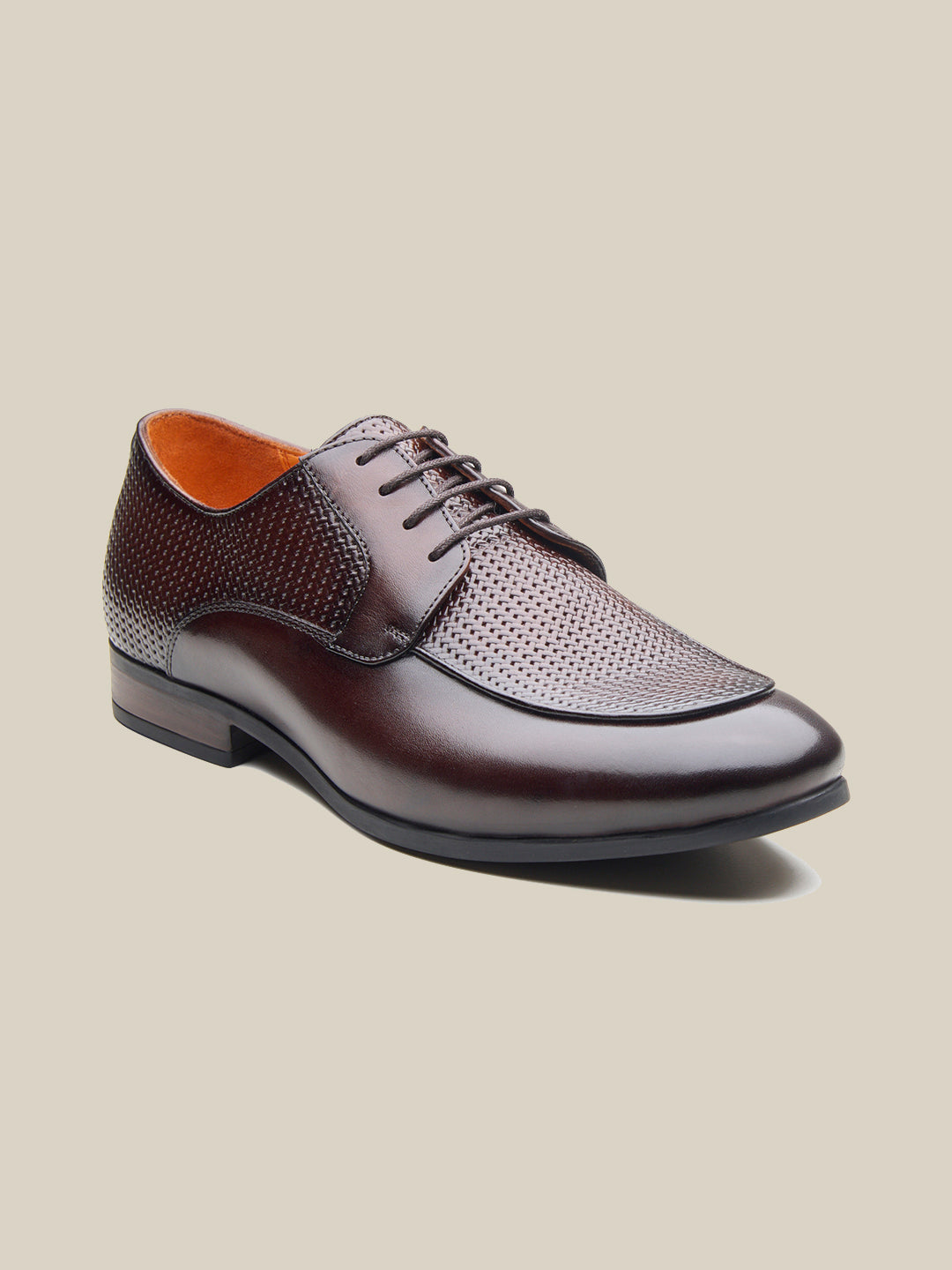Kevin Leather Derby Shoes Brown