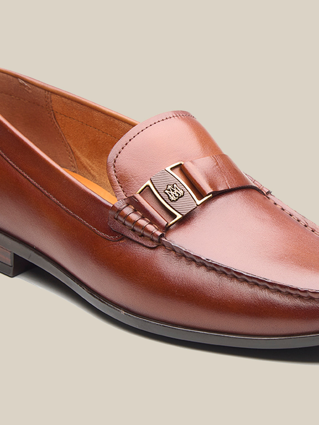 Milne Leather Loafers Tan