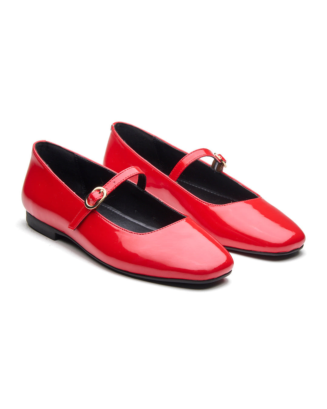Coeur Mary Janes Red
