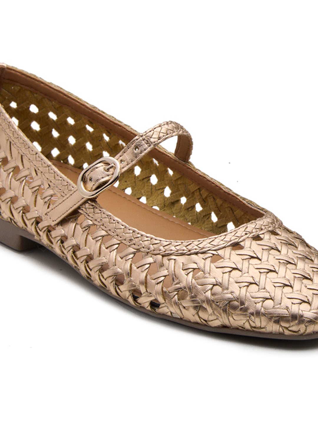 Grisete Mary Janes Rosegold