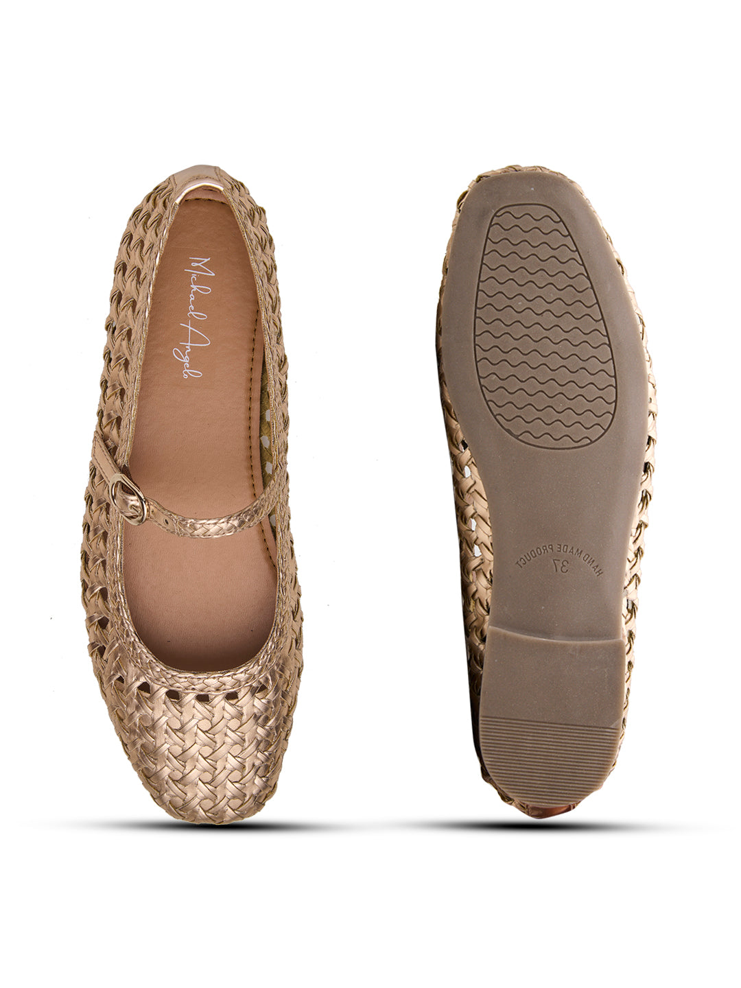 Grisete Mary Janes Rosegold