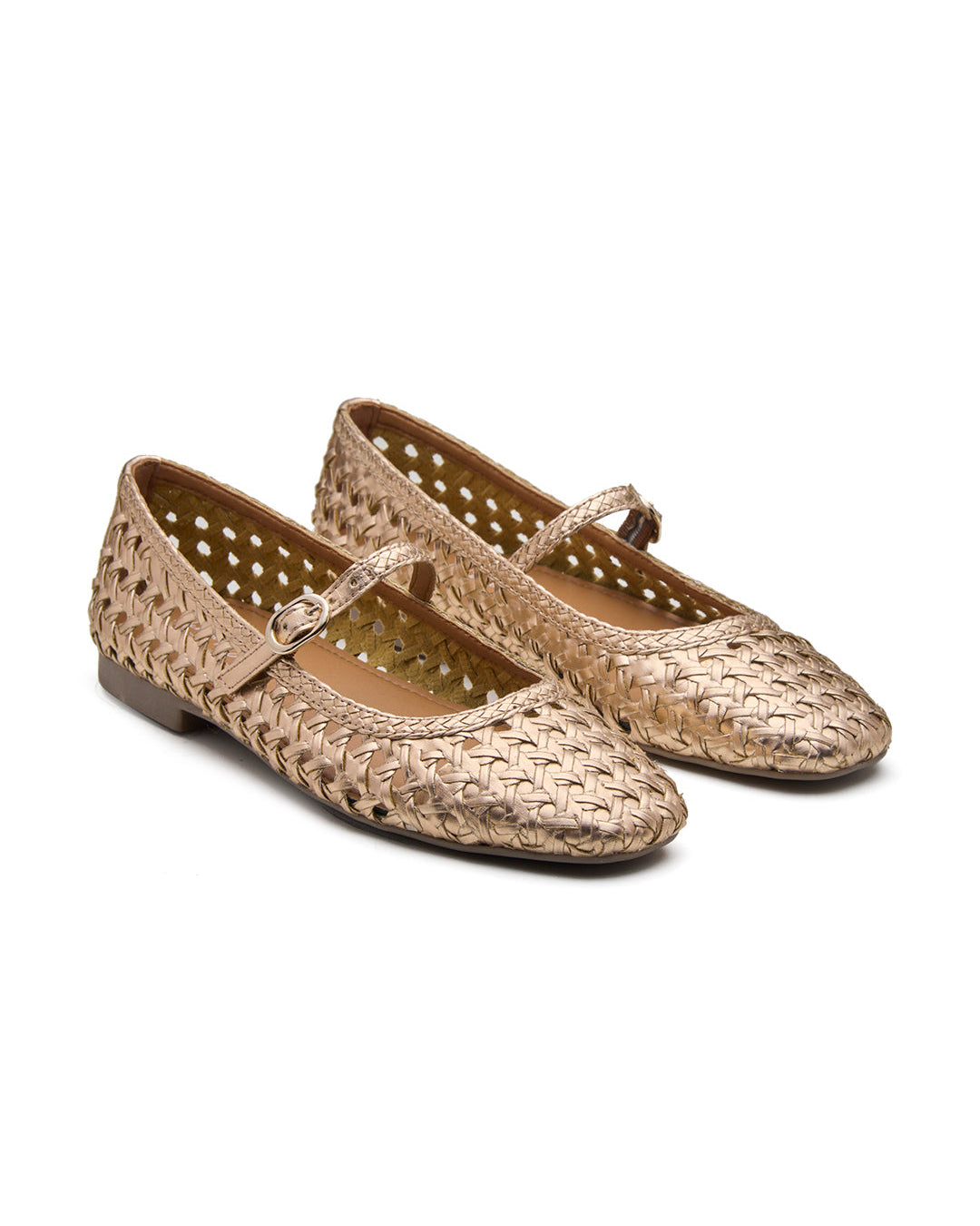 Grisete Mary Janes Rosegold