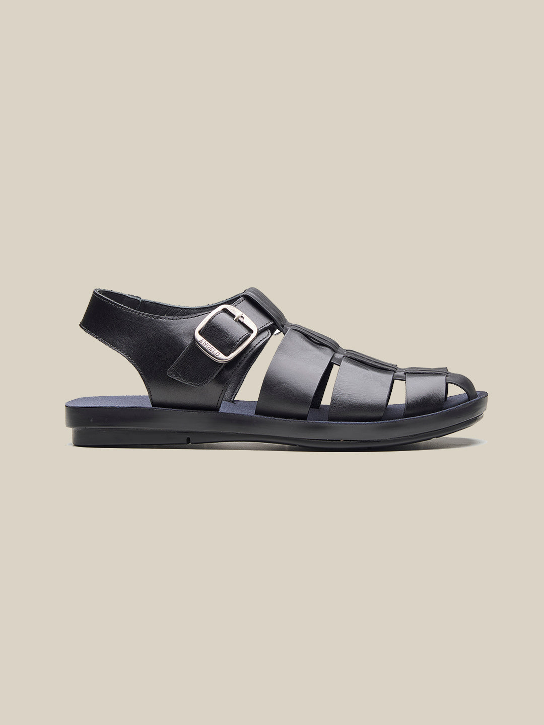 Davis Leather Sandals Black