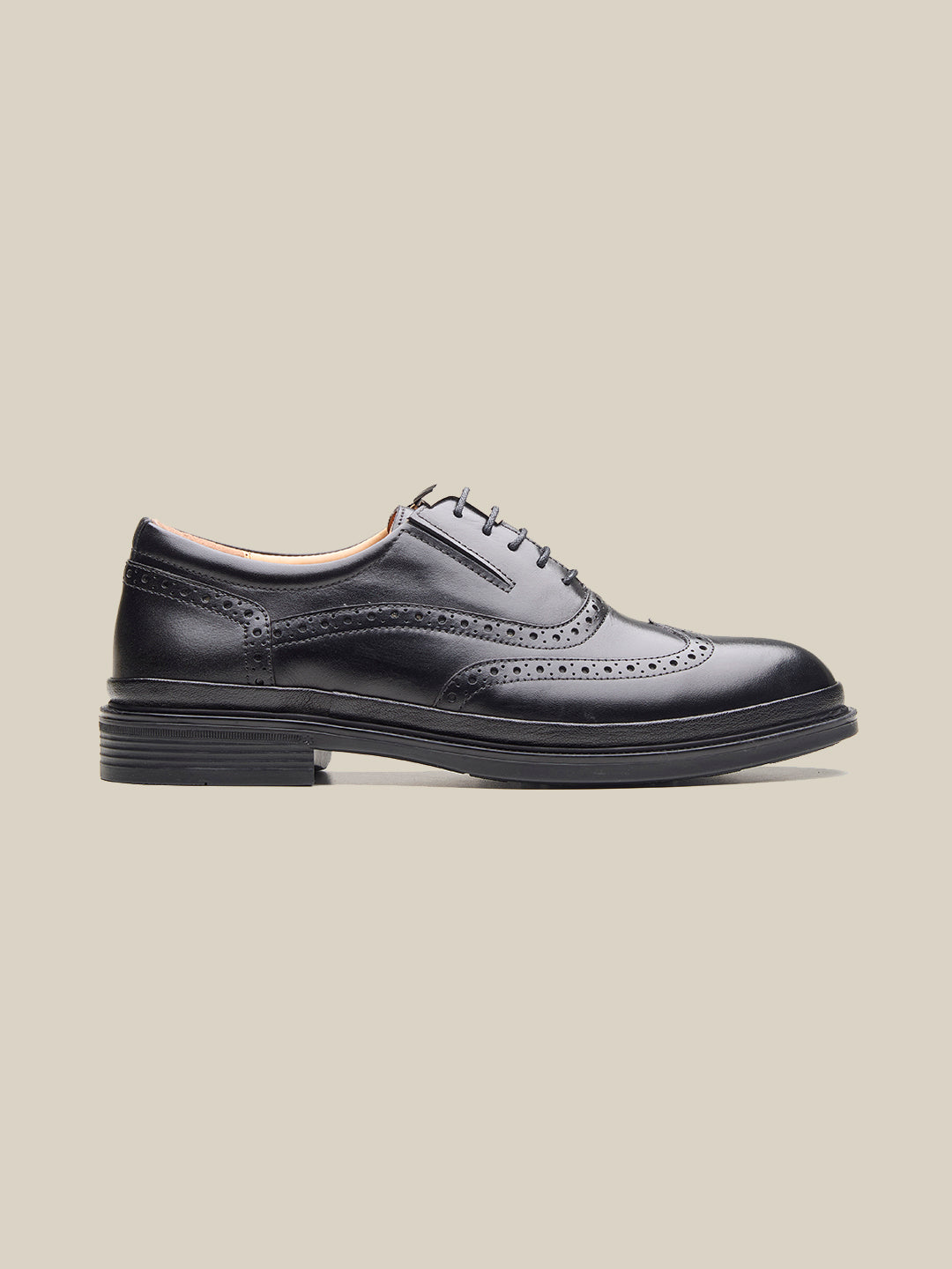 Fisher Leather Formals Shoes Black