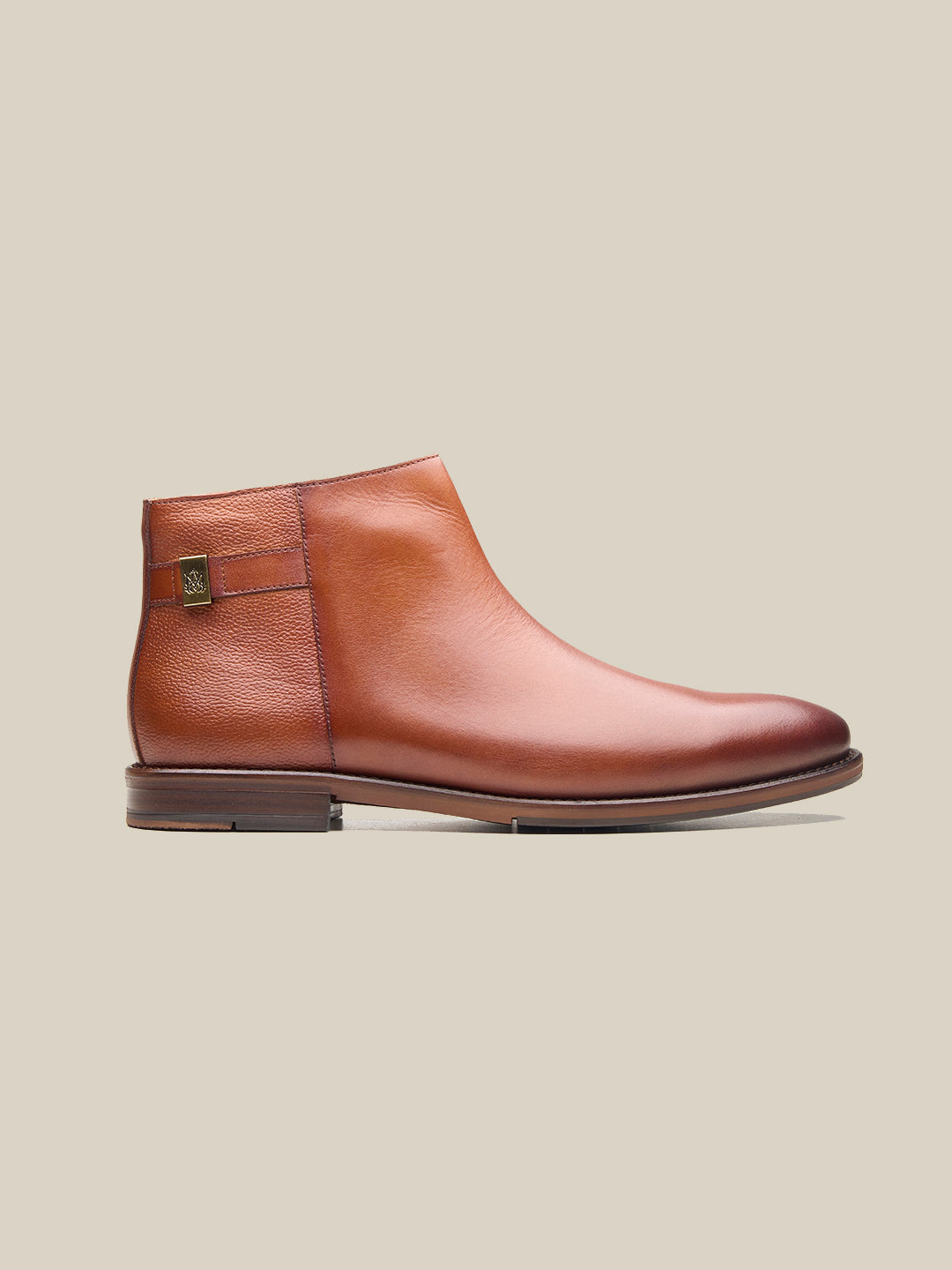 Hadlee Leather Chelsea Boots Tan