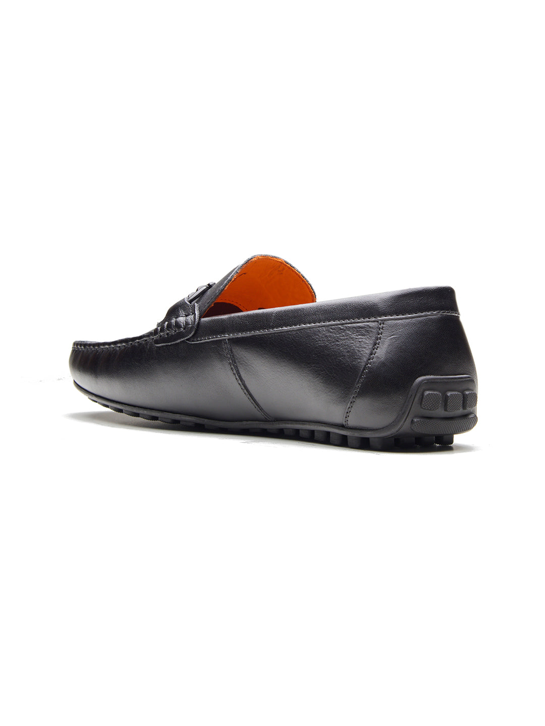 Paolo Leather Loafers Slip-on Shoe Black