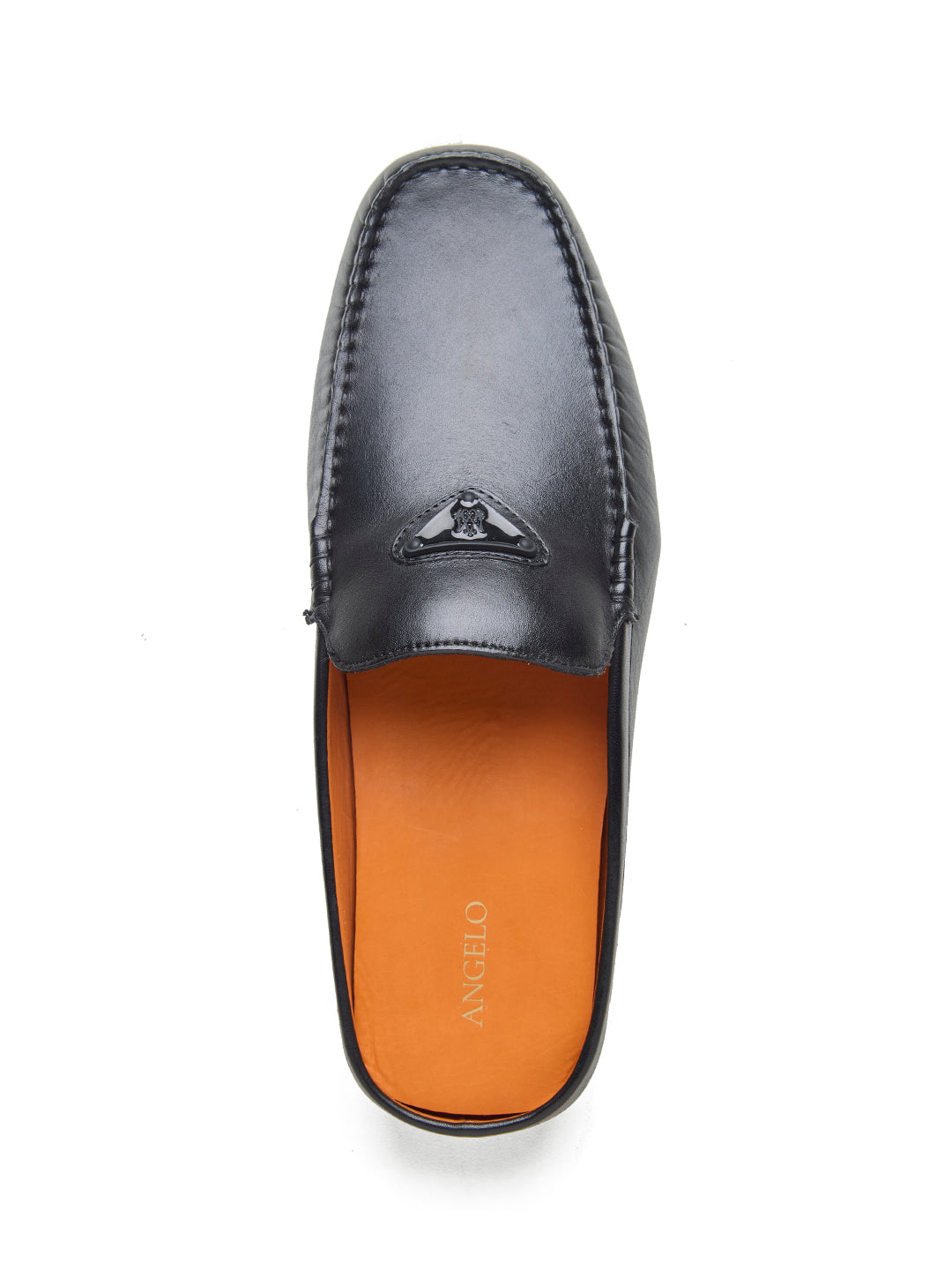 Elio Slip On's Leather Mules Black