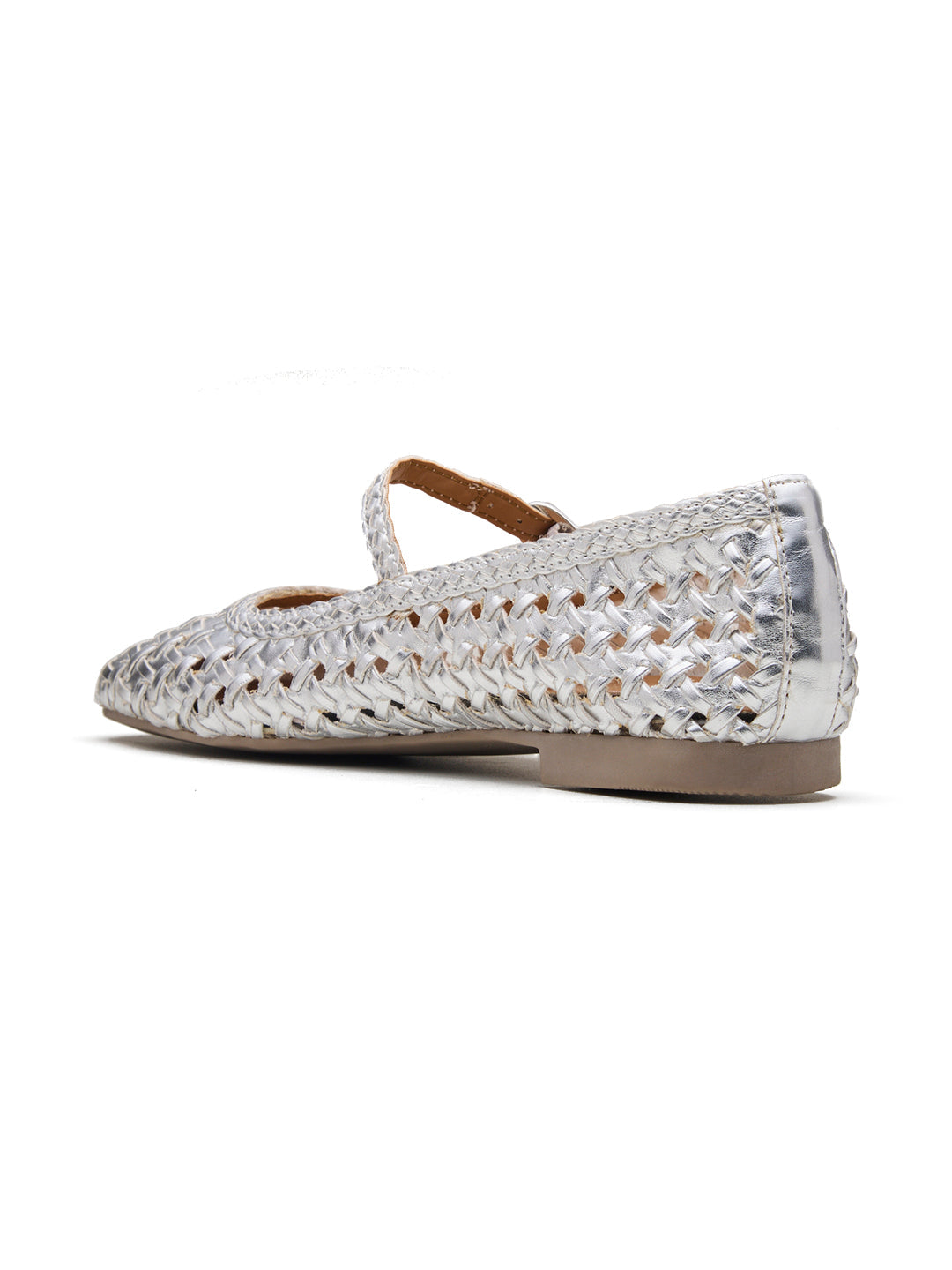 Grisete Mary Janes Silver