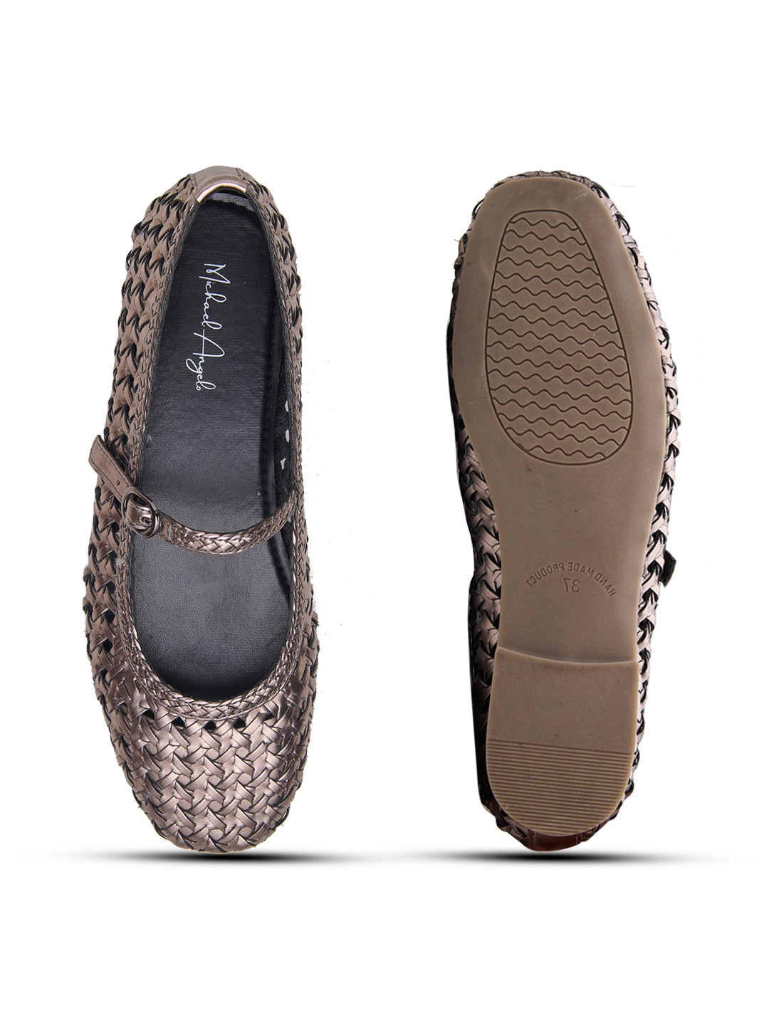 Grisete Mary Janes Gunmetal