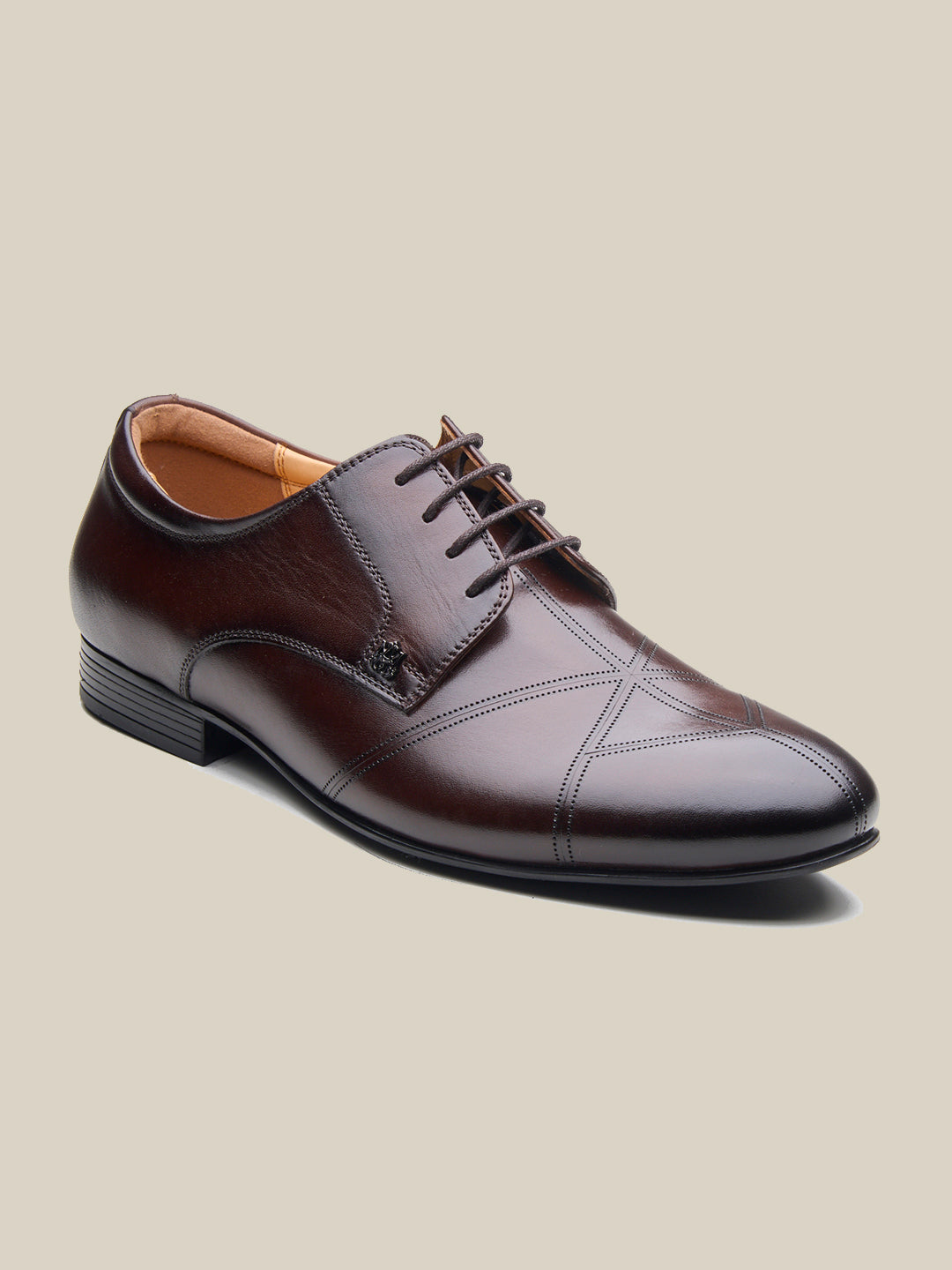 Lorenzo Leather Formal Lace Up Shoes Brown