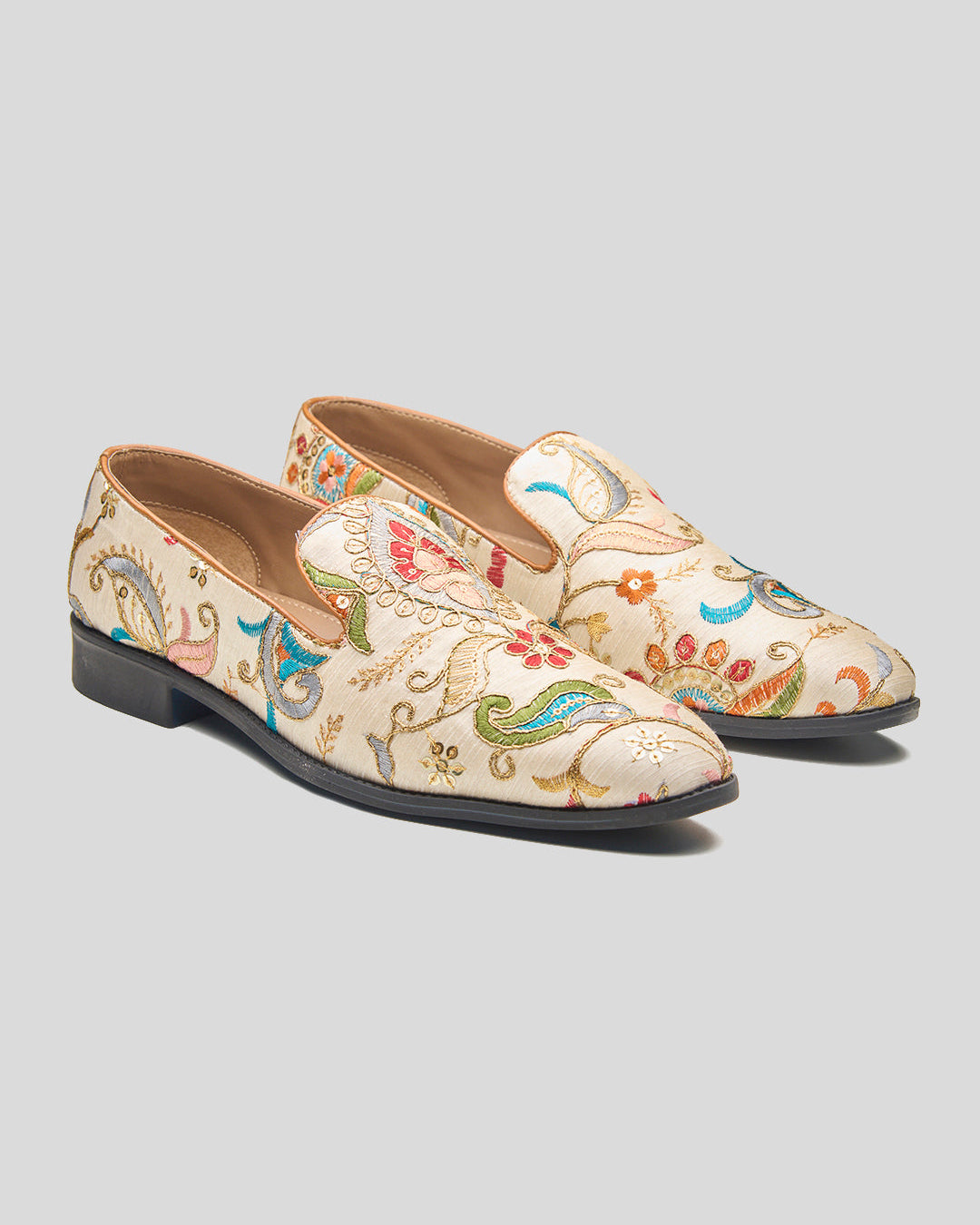 Genoa Ethnic Slip Ons Multicolor