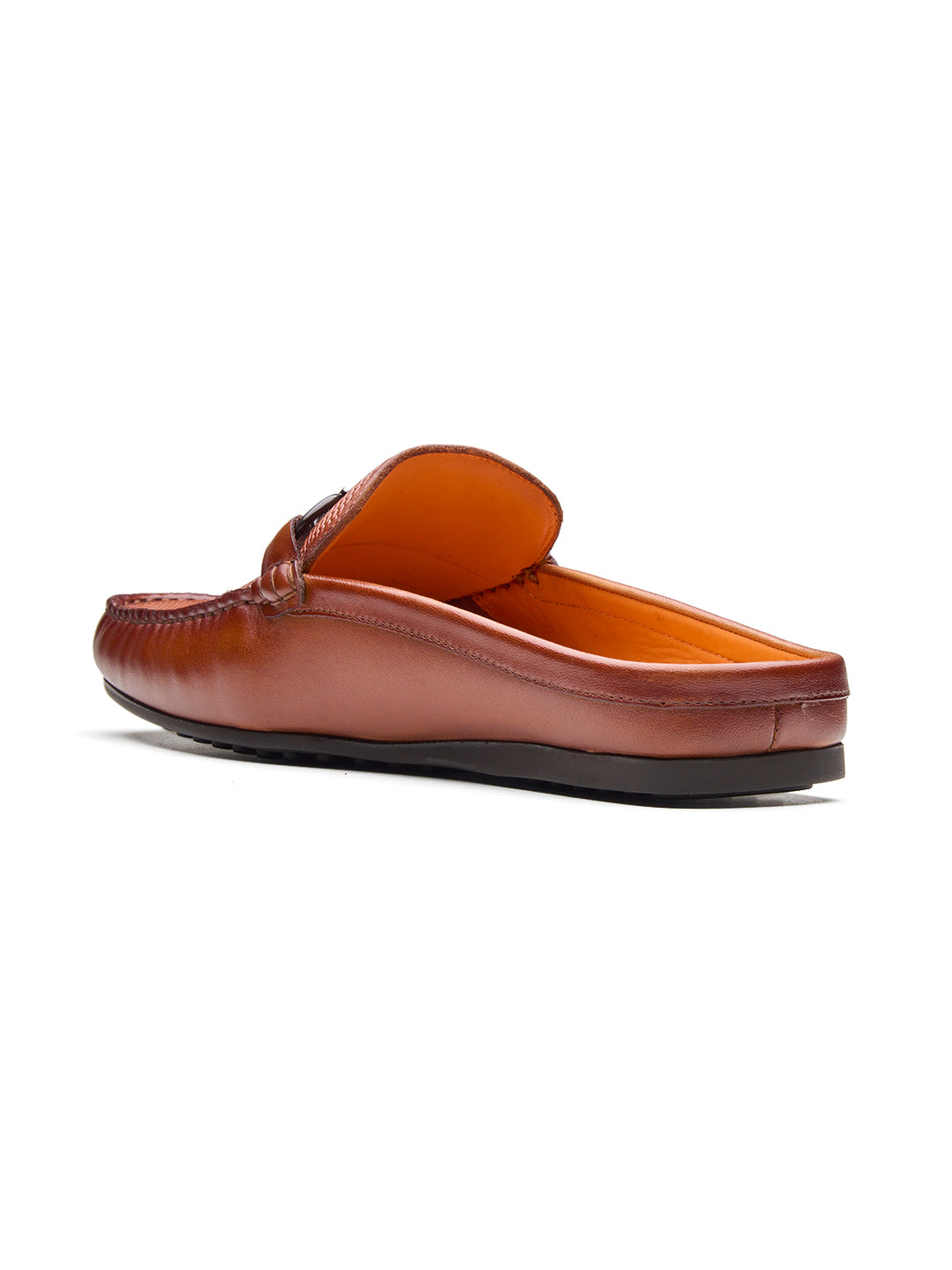 Enea Slip On's Leather Mules Tan