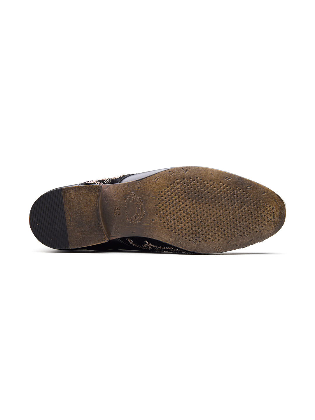 Kenzo Leather Ethnic Slip On's shoes Black