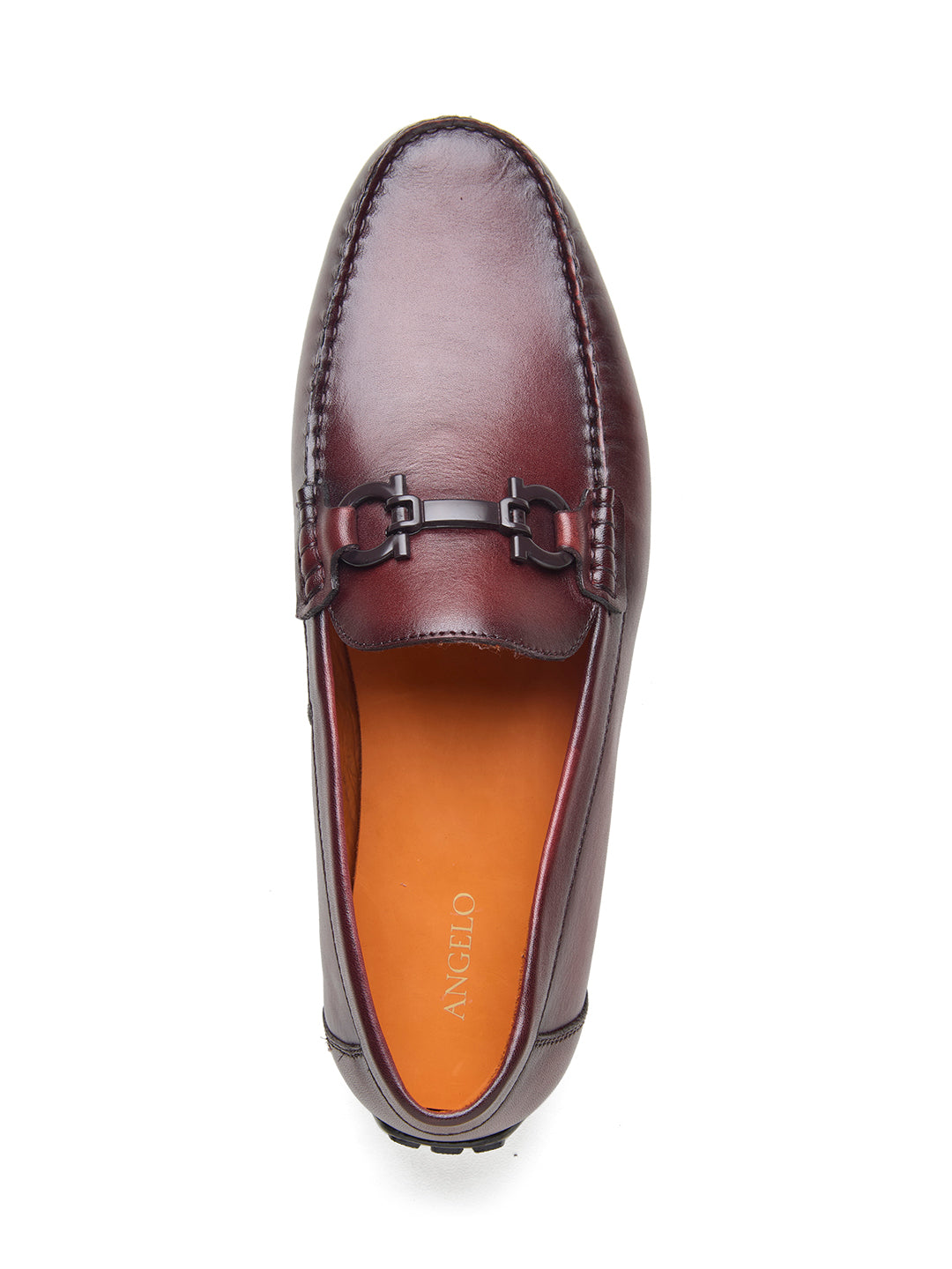 Paolo Leather Loafers Slip-on Shoe Bordo