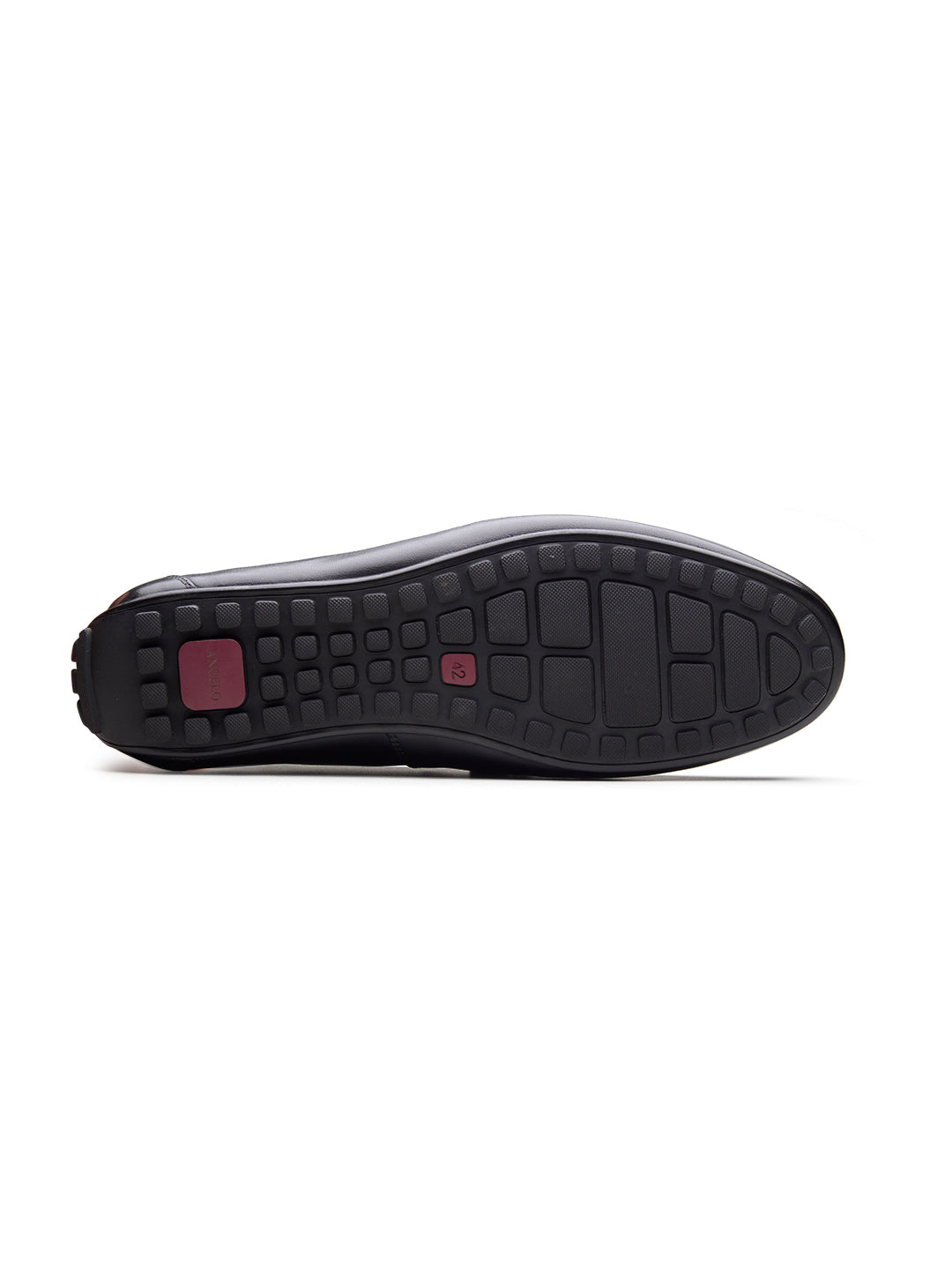 Piero Leather Loafers Slip-on Shoes Black