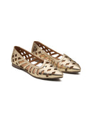 Michael Angelo's Aurora Ballerinas For Women (Gold)