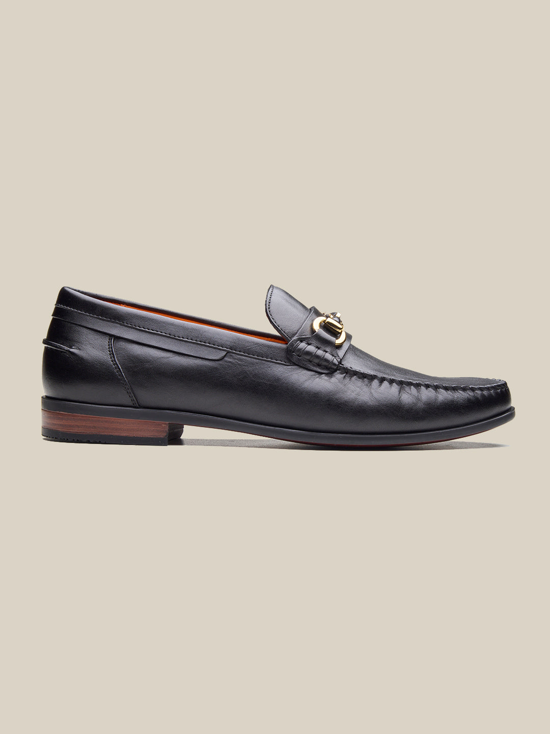 Renato Leather Loafers Slip-on Shoe Black