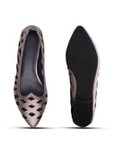 Michael Angelo's Aurora Ballerinas For Women (Gunmetal)