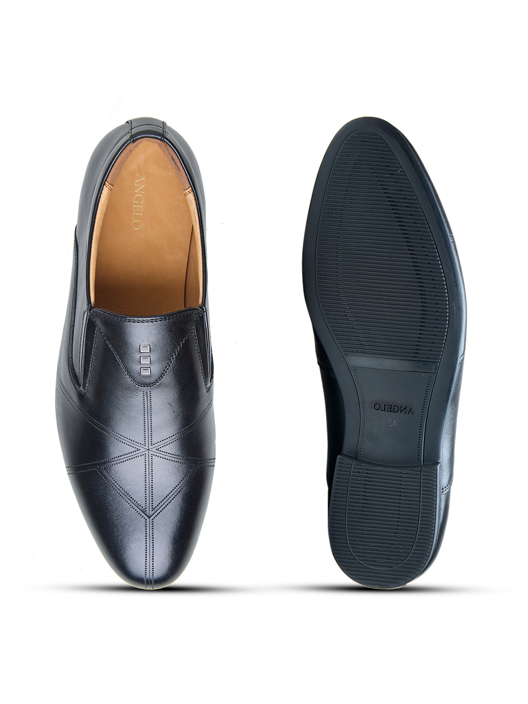Lorenzo Leather Derby Shoes Black