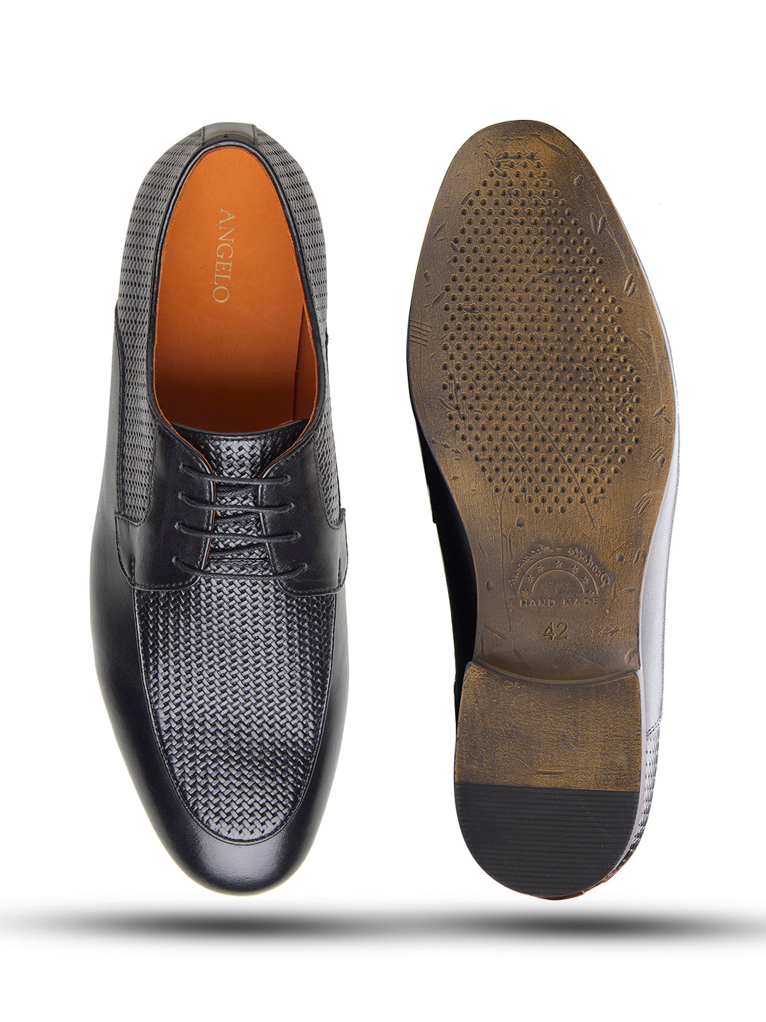 Kevin Leather Derby Shoes Black