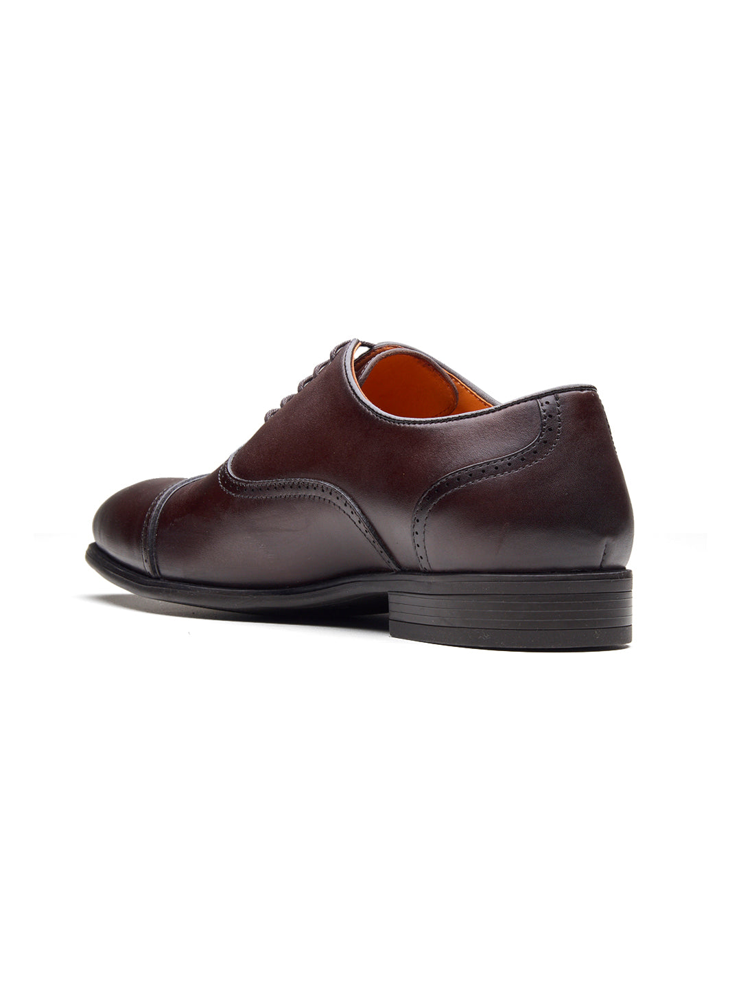 Massimo Leather Derby Shoes Brown
