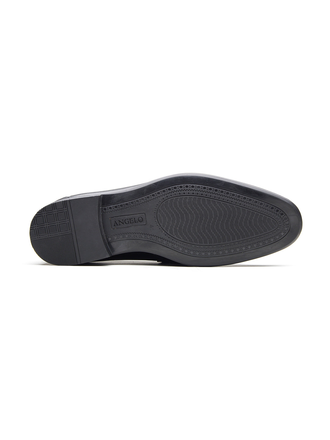 Nerio Leather Formals Shoes Black