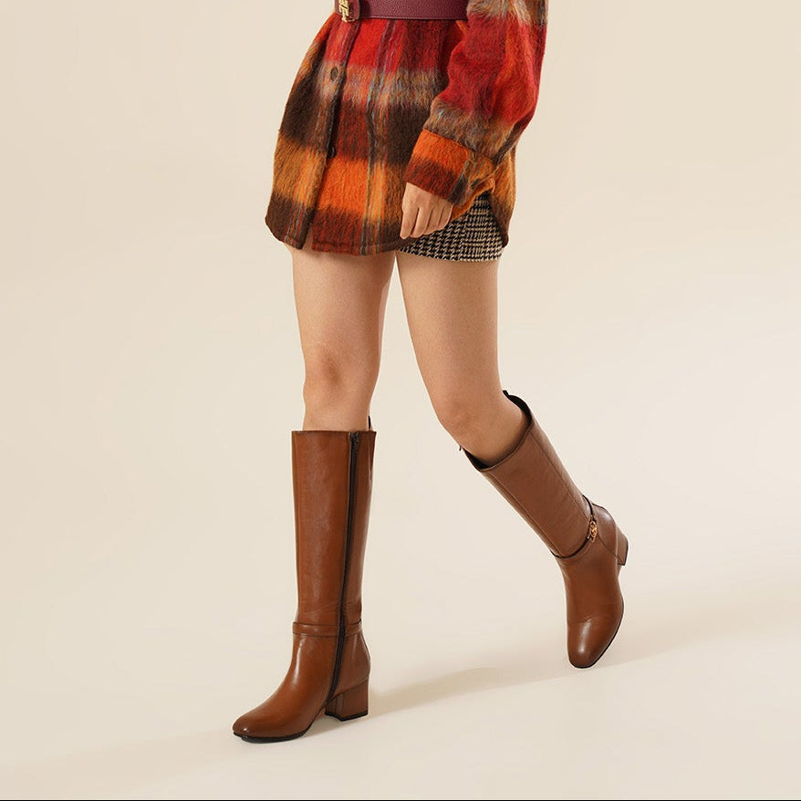 Cantu Long Boots Tan