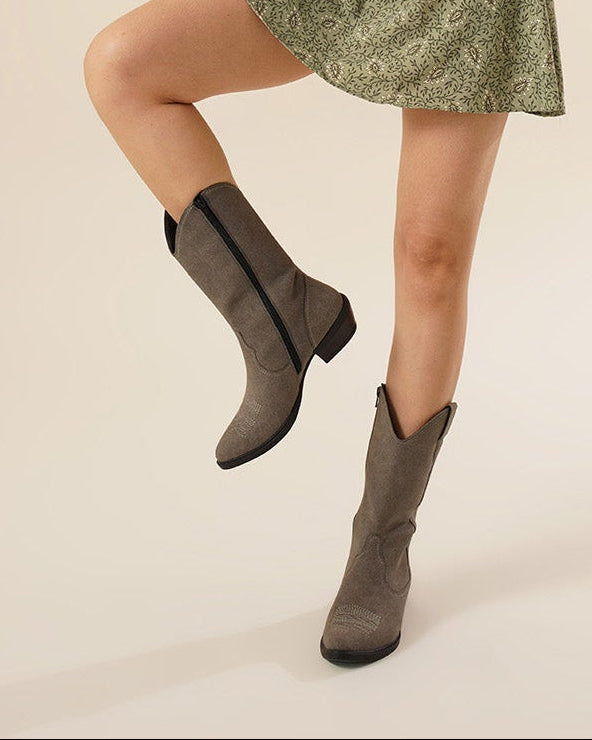 Cefalu Long Boots Grey