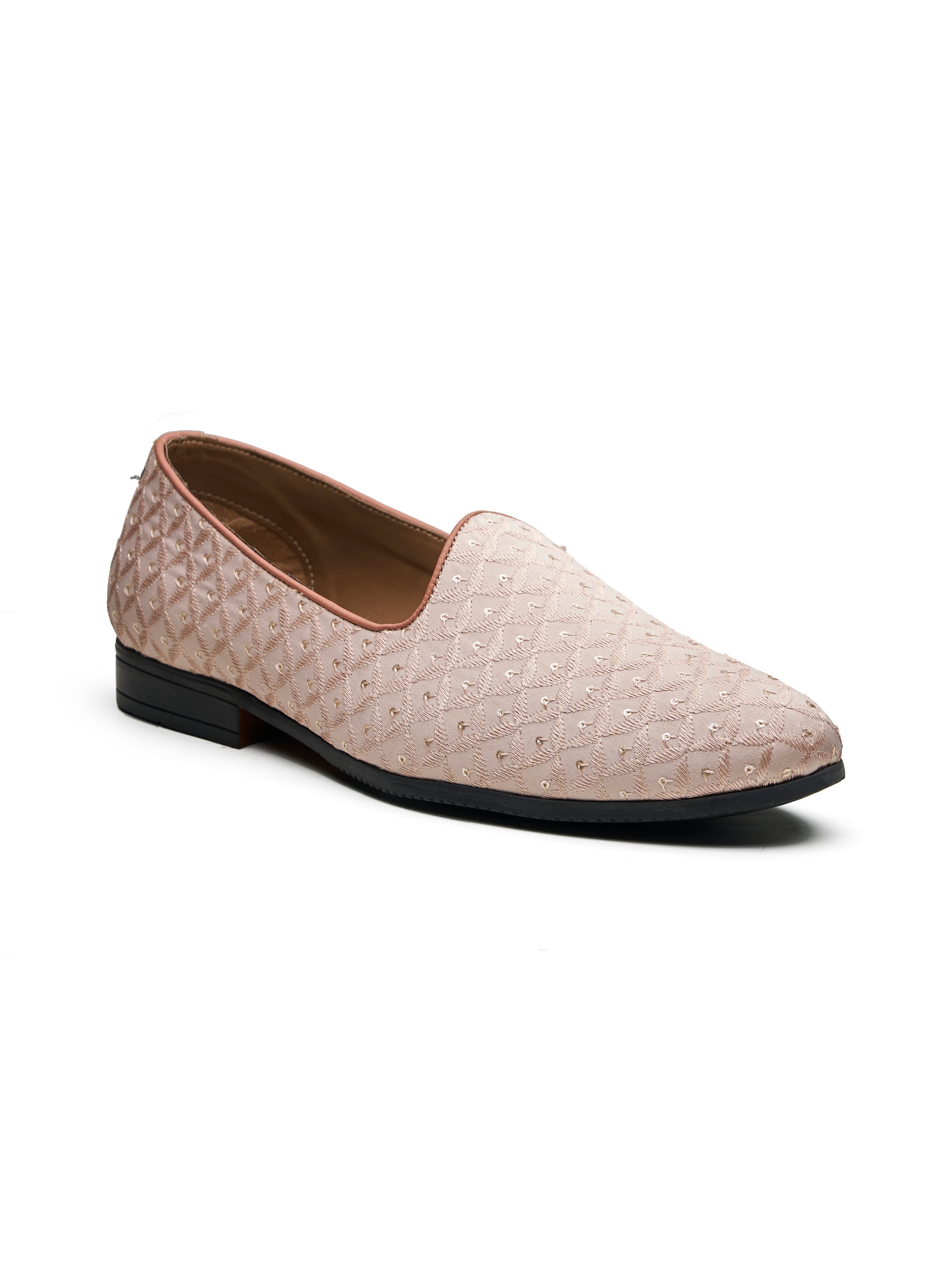 Gianni Ethnic Slip Ons Pink