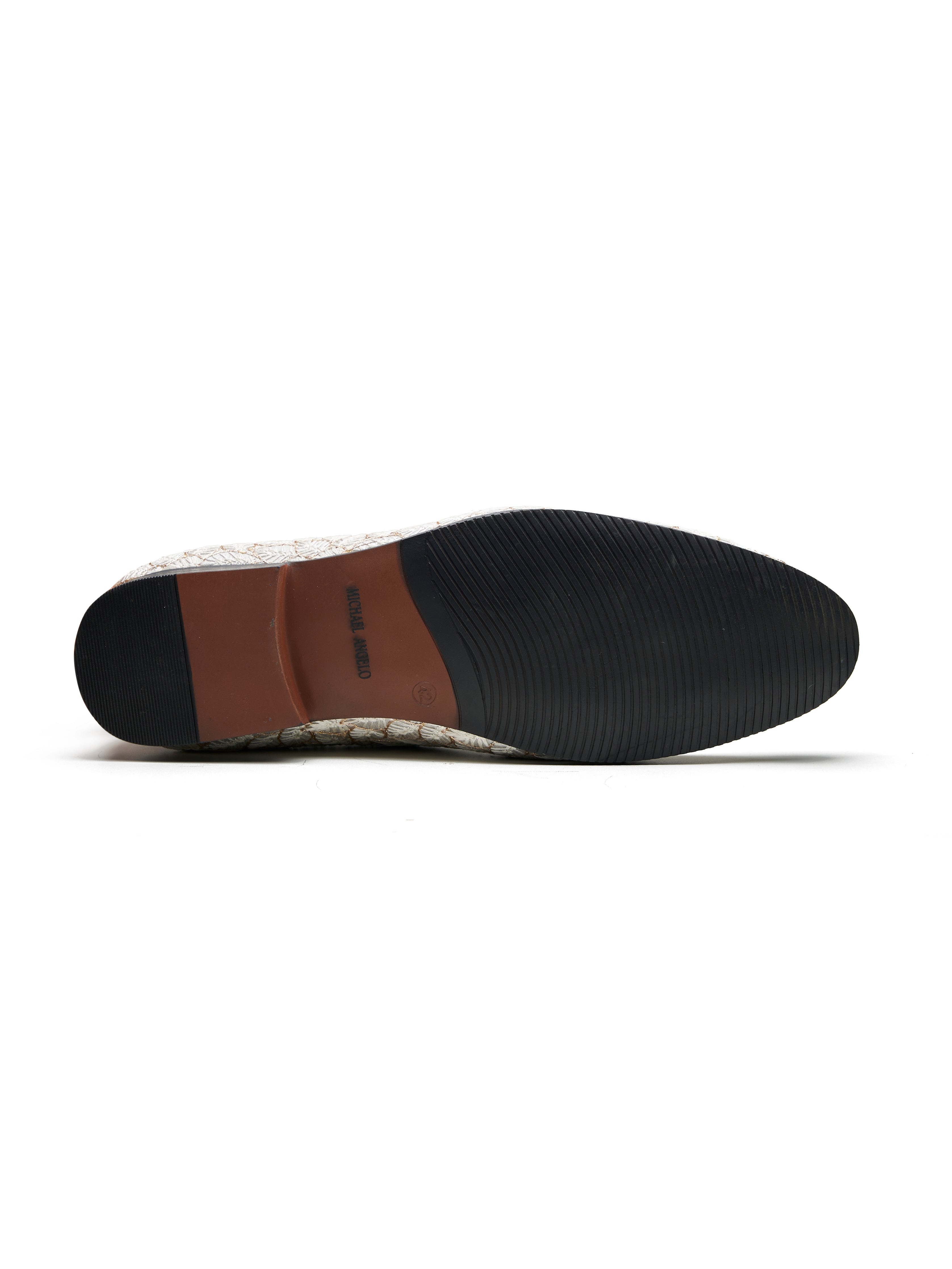 Gigino Ethnic Slip Ons Grey