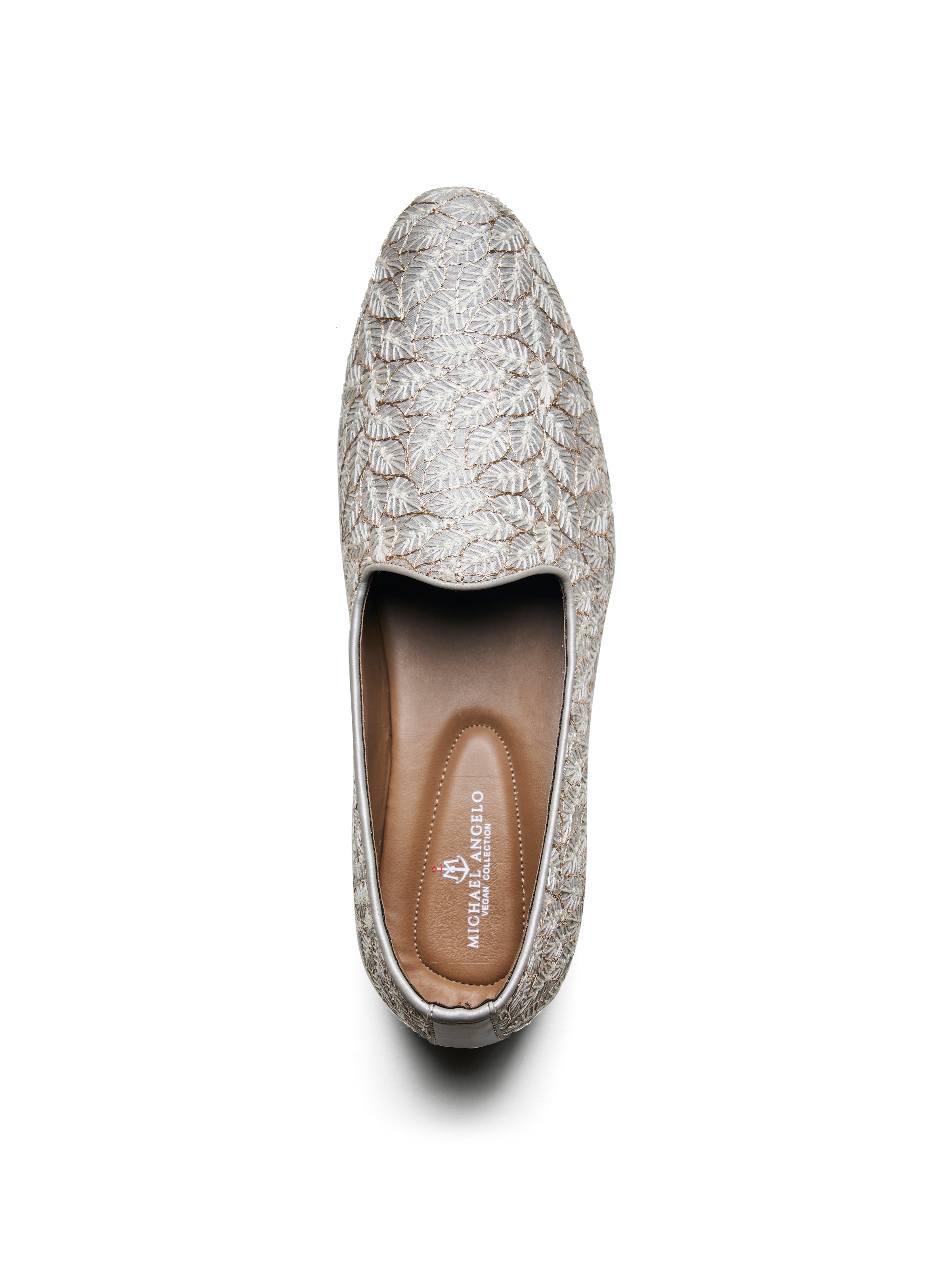 Gigino Ethnic Slip Ons Grey