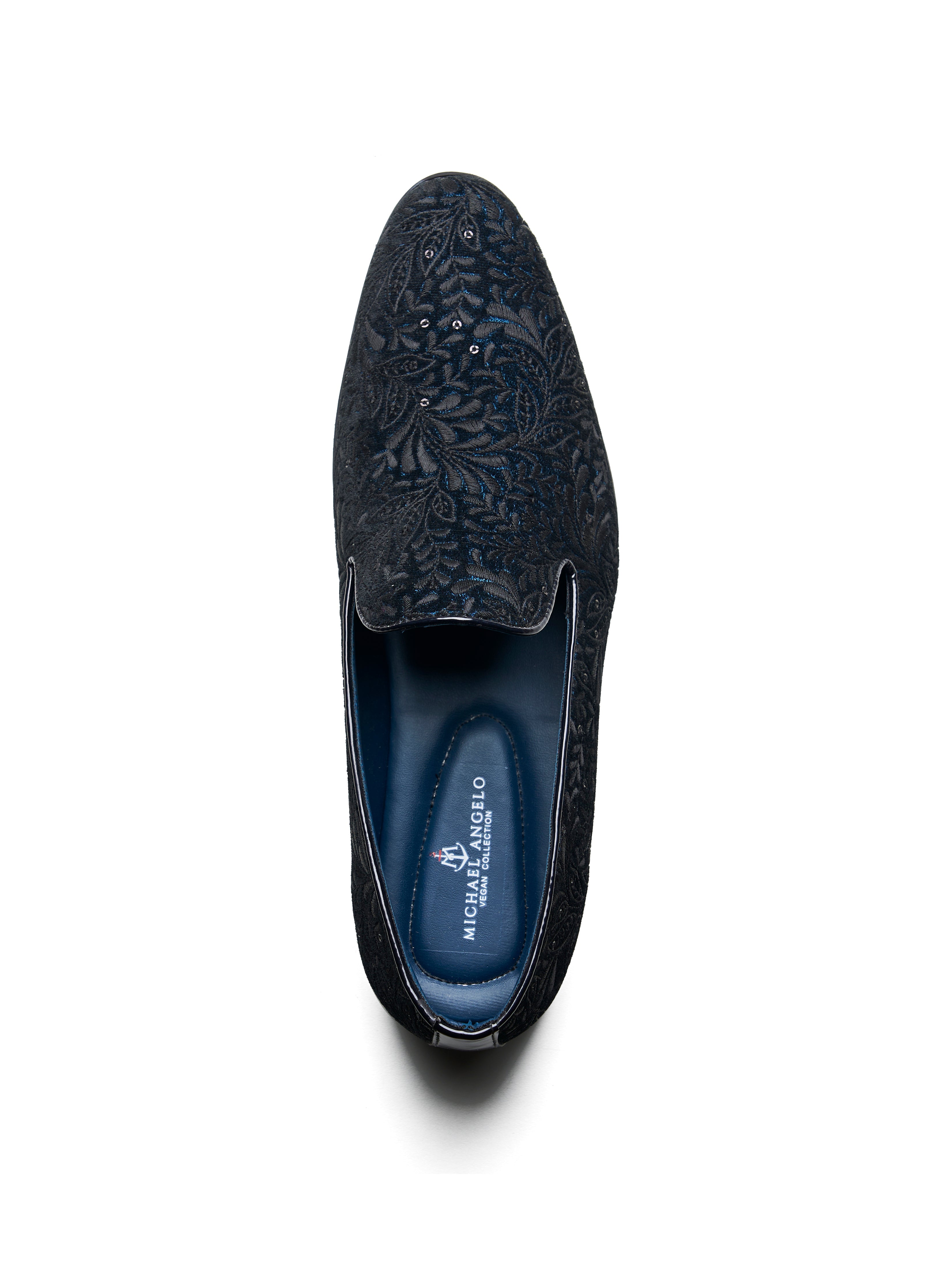 Graziano Ethnic Slip Ons Black