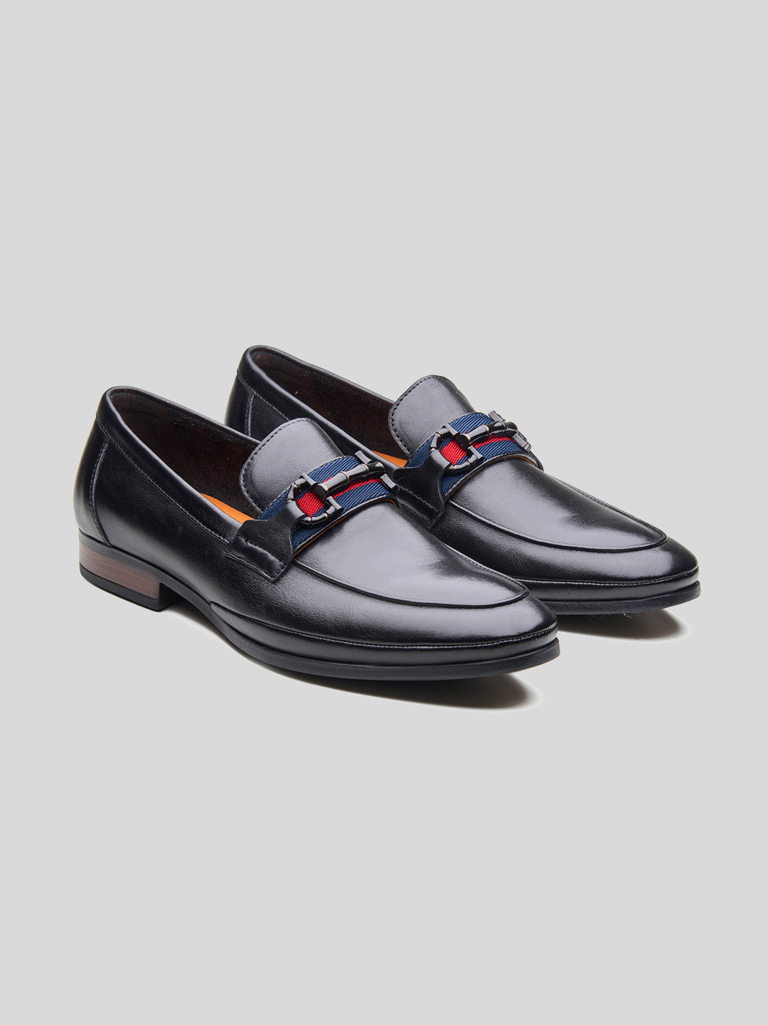 Karlo Leather Formals Shoes Black