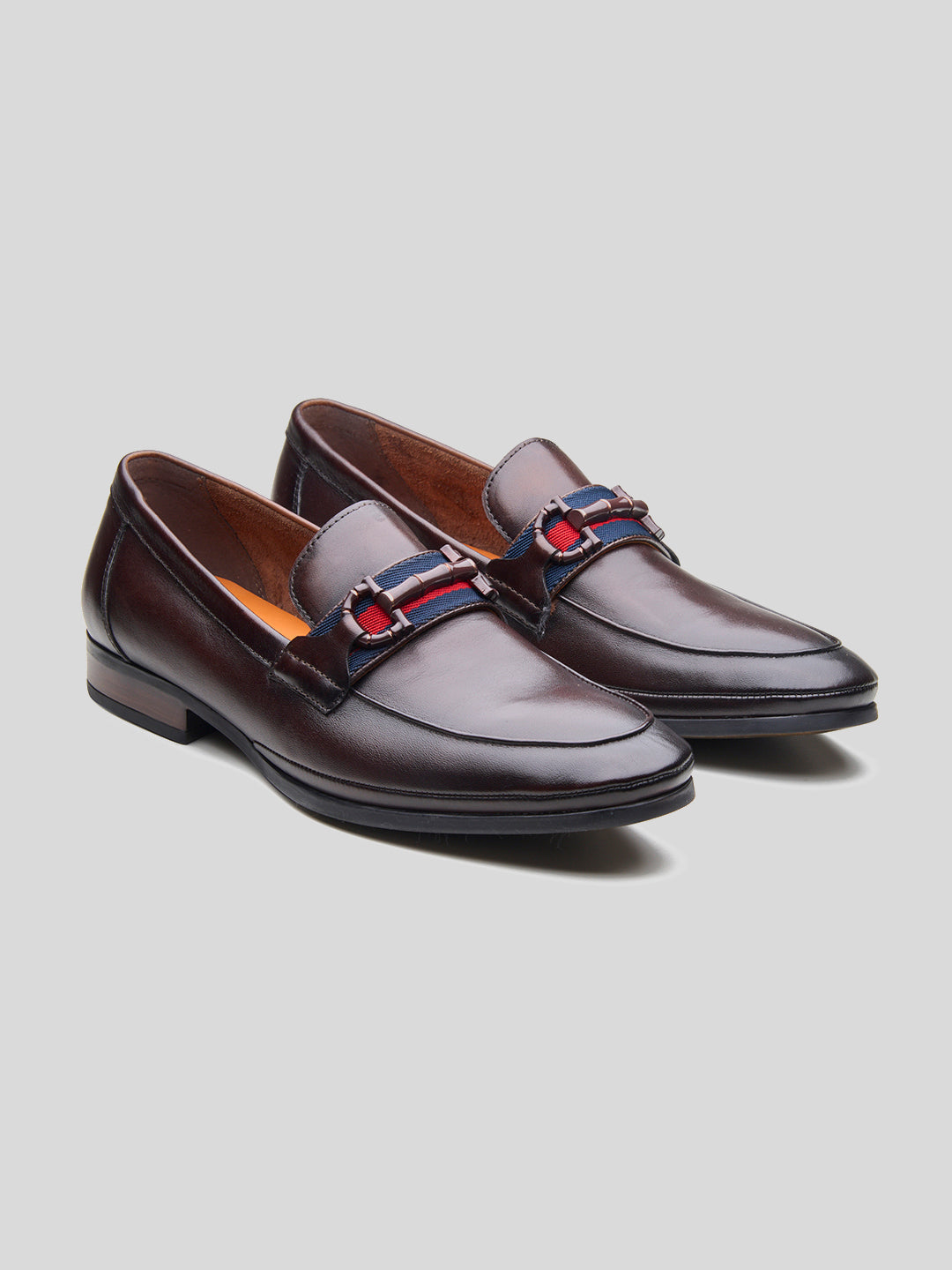 Karlo Leather Formals Shoes Brown