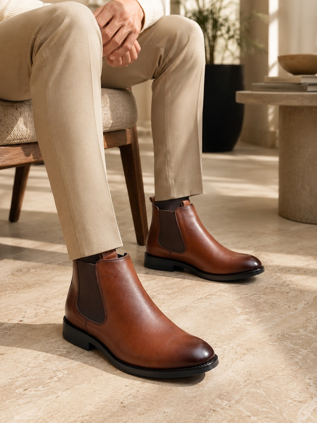 Barletta Fashion Formals Boots Tan