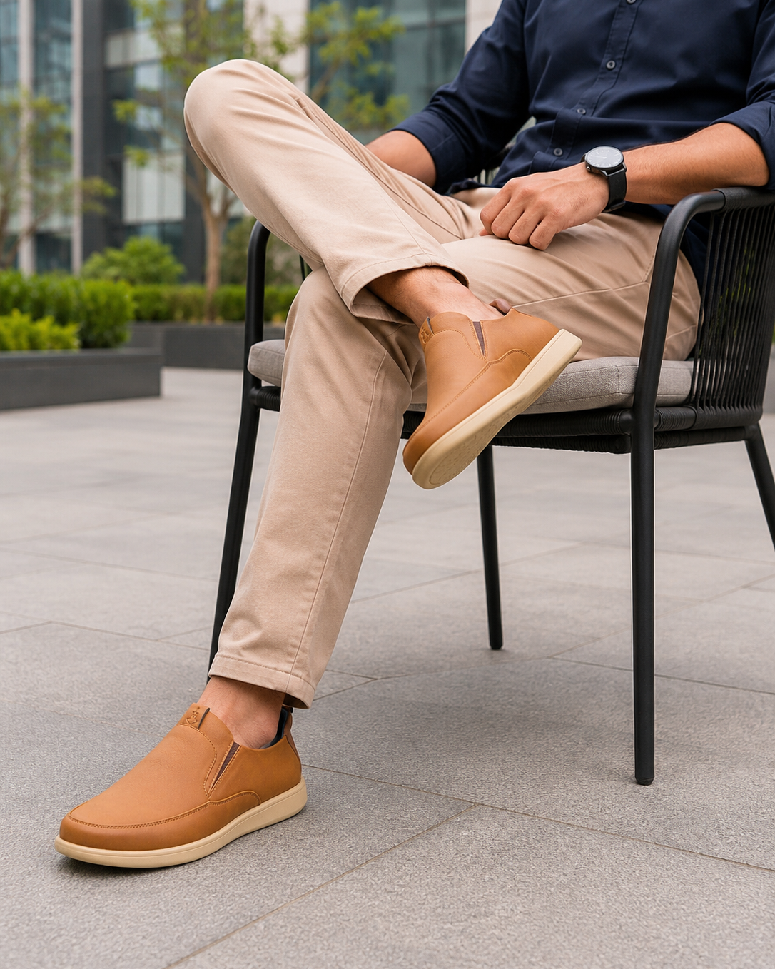 Noto Casuals Shoes Tan