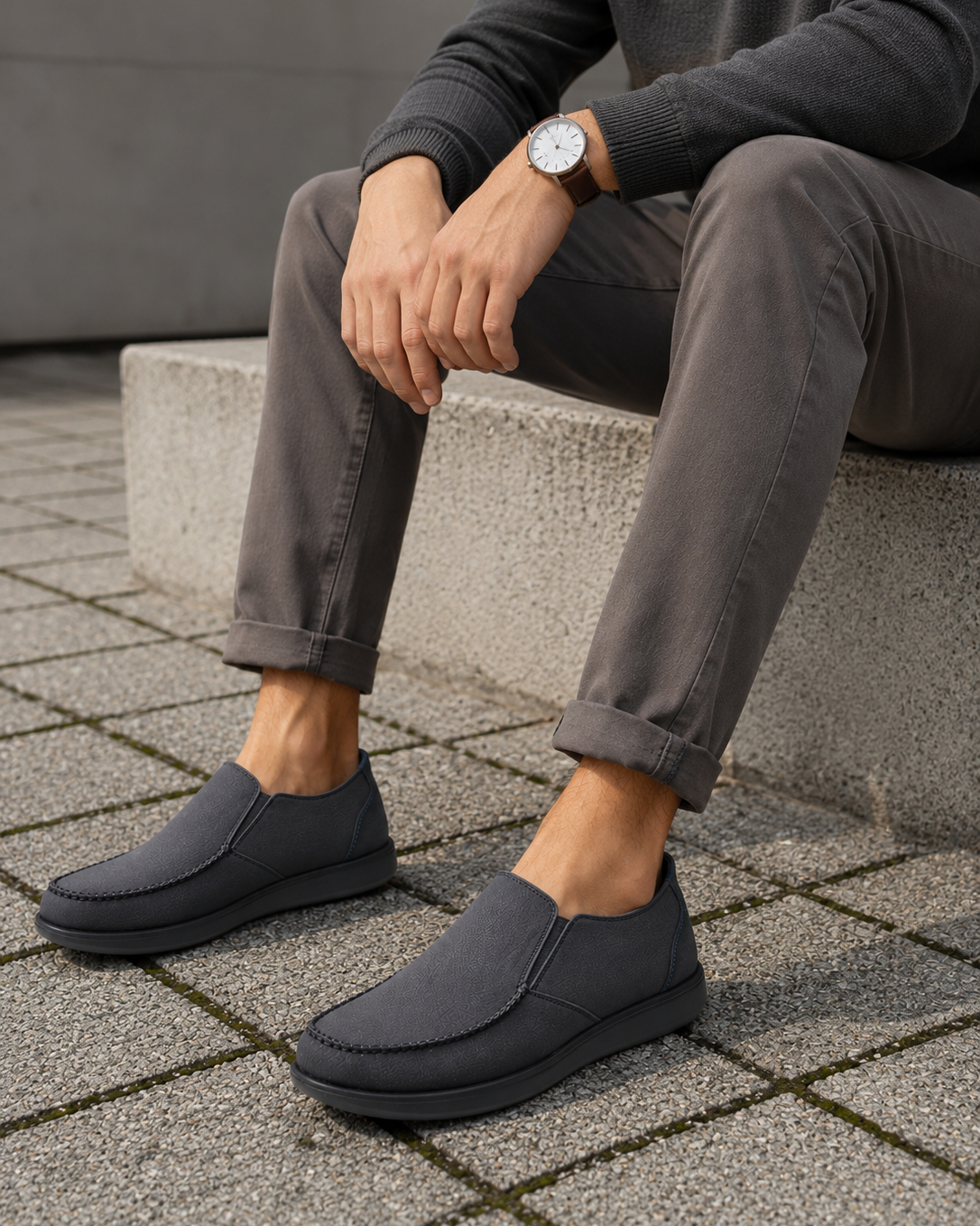 Cuneo Casuals Shoes Black