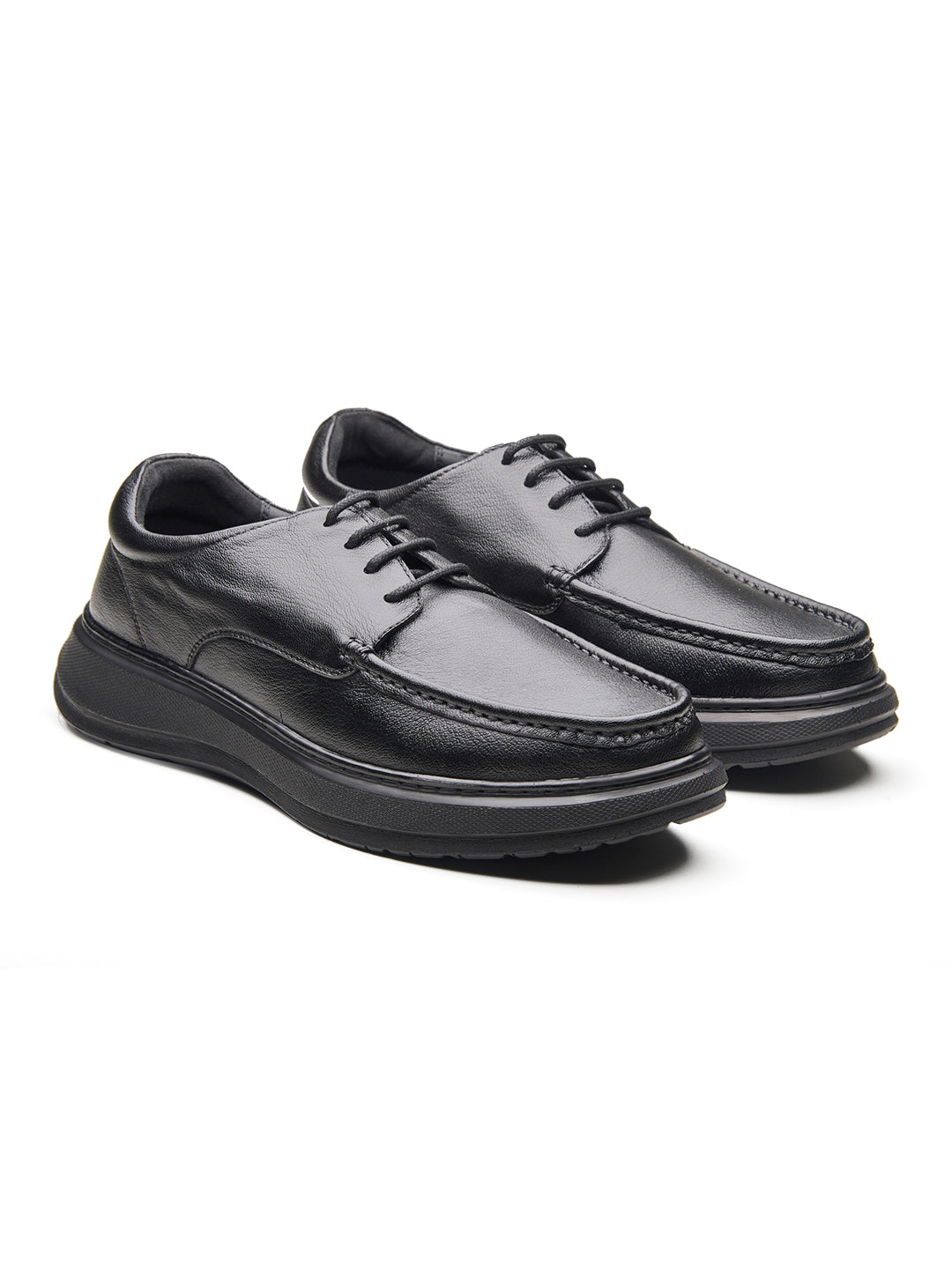 Mateo Leather Formals Black