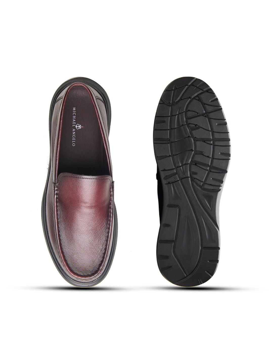 Tonali Leather Formals Bordo