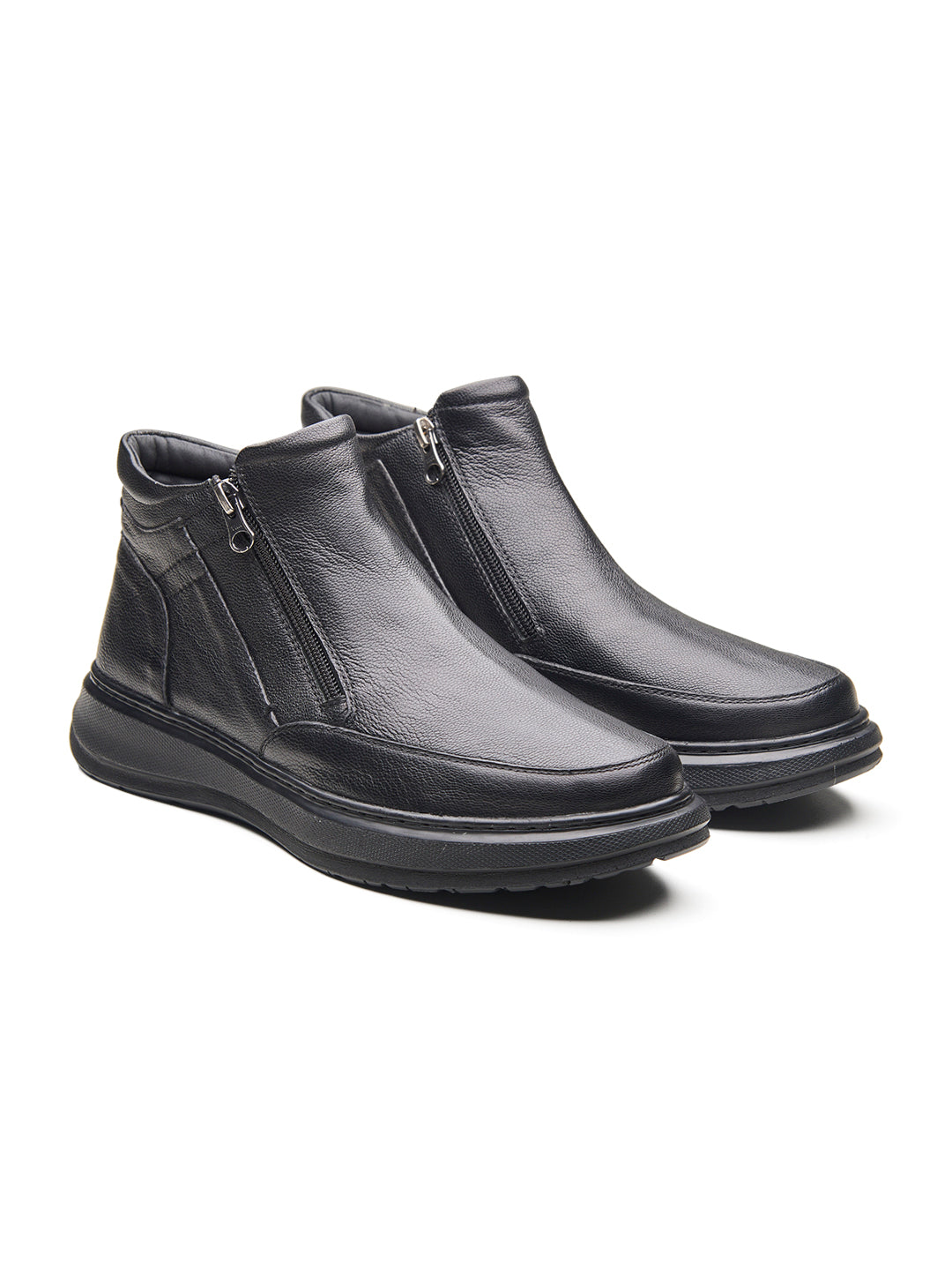 Ricci Leather Formals Black
