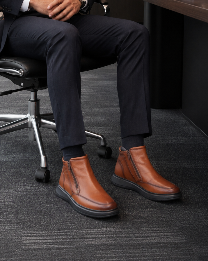 Ricci Leather Formals Tan