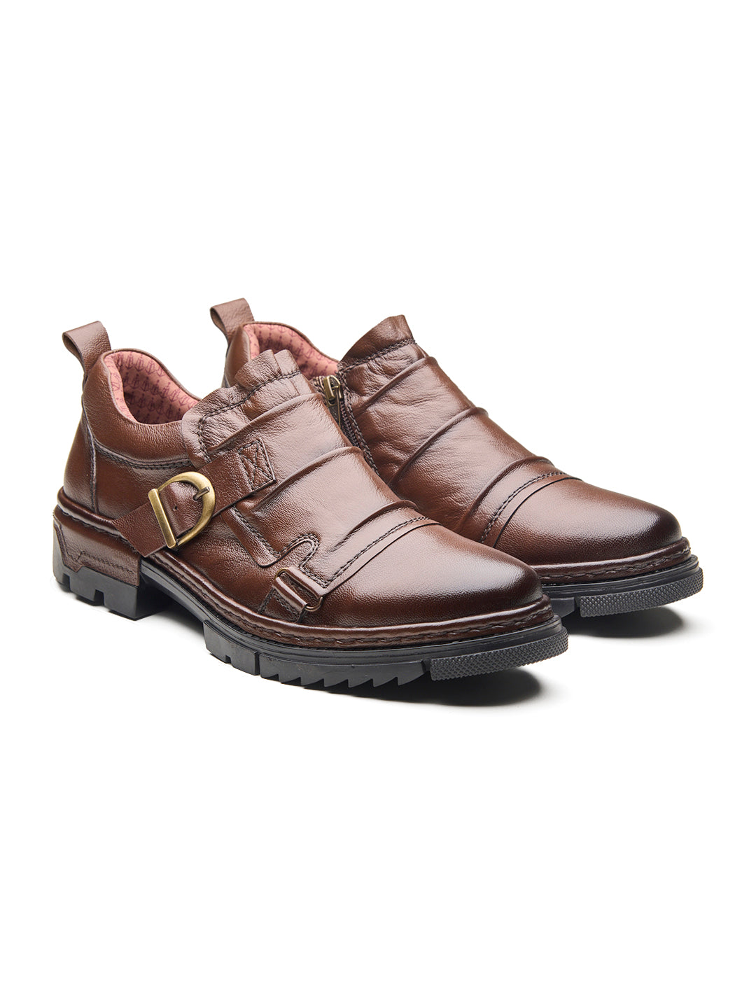 Pedro Leather Formals Dark Tan
