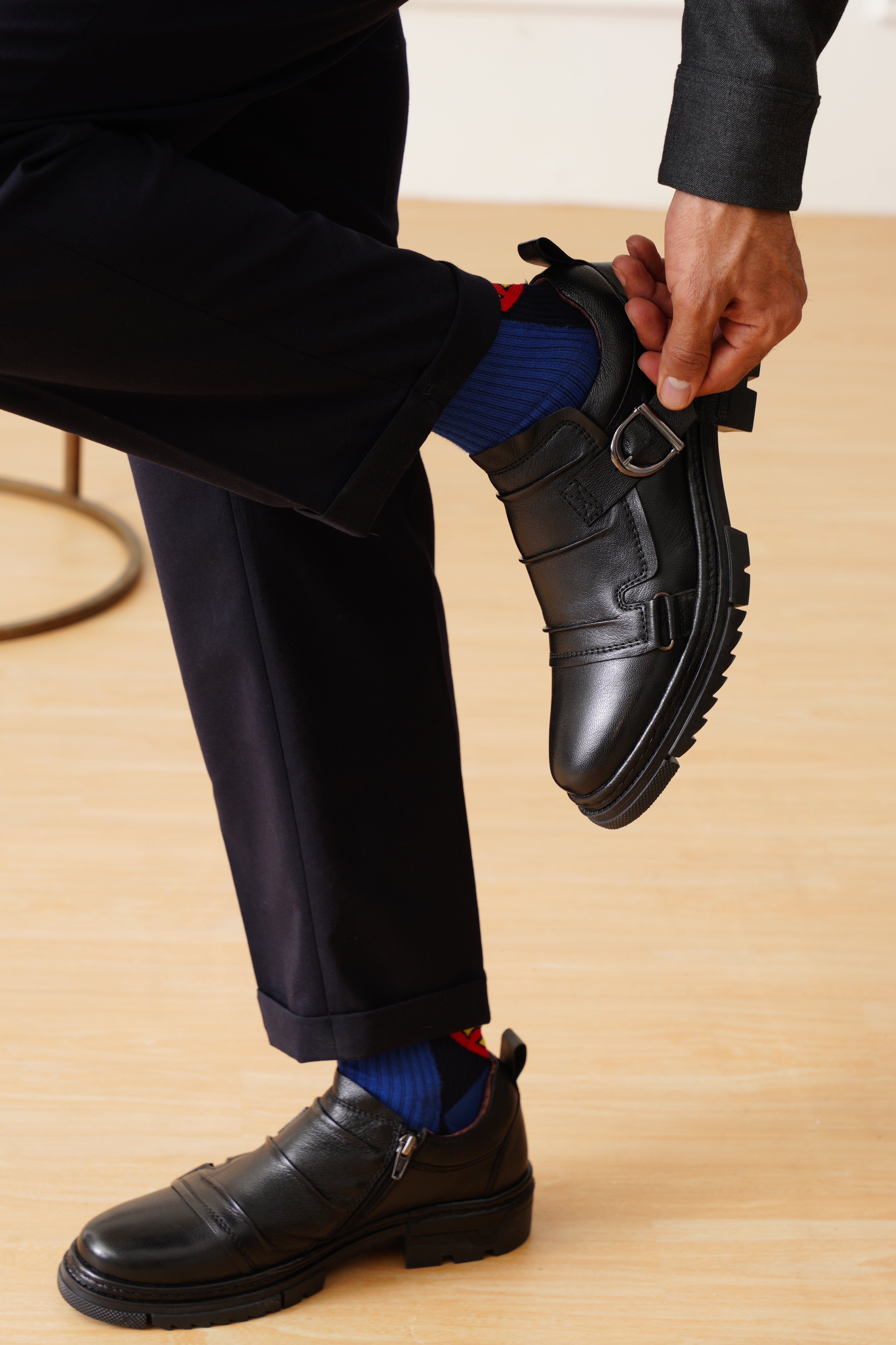 Pedro Leather Formals Black