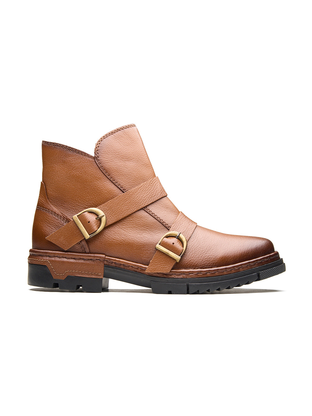 Manuel Leather Boots Tan