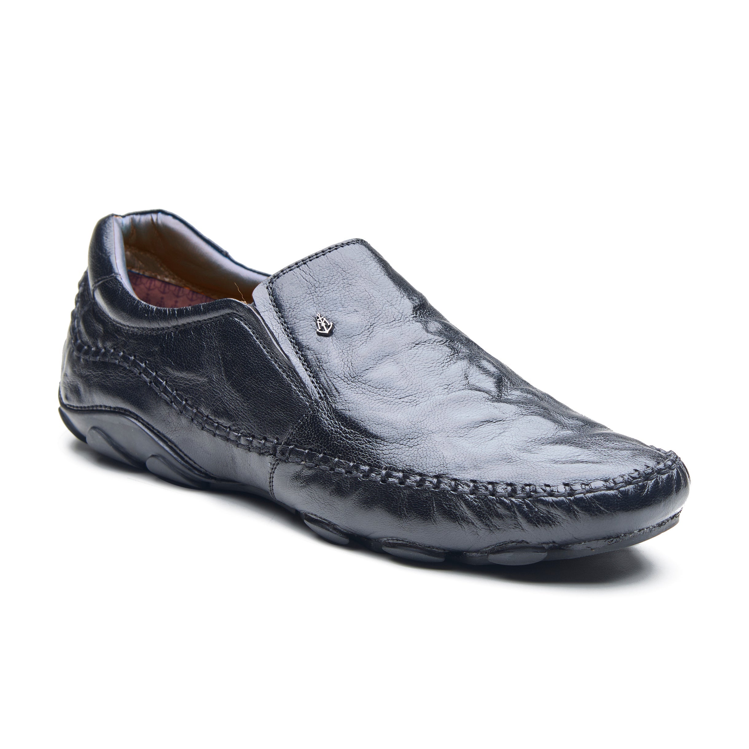 Alessio Leather Formals Black