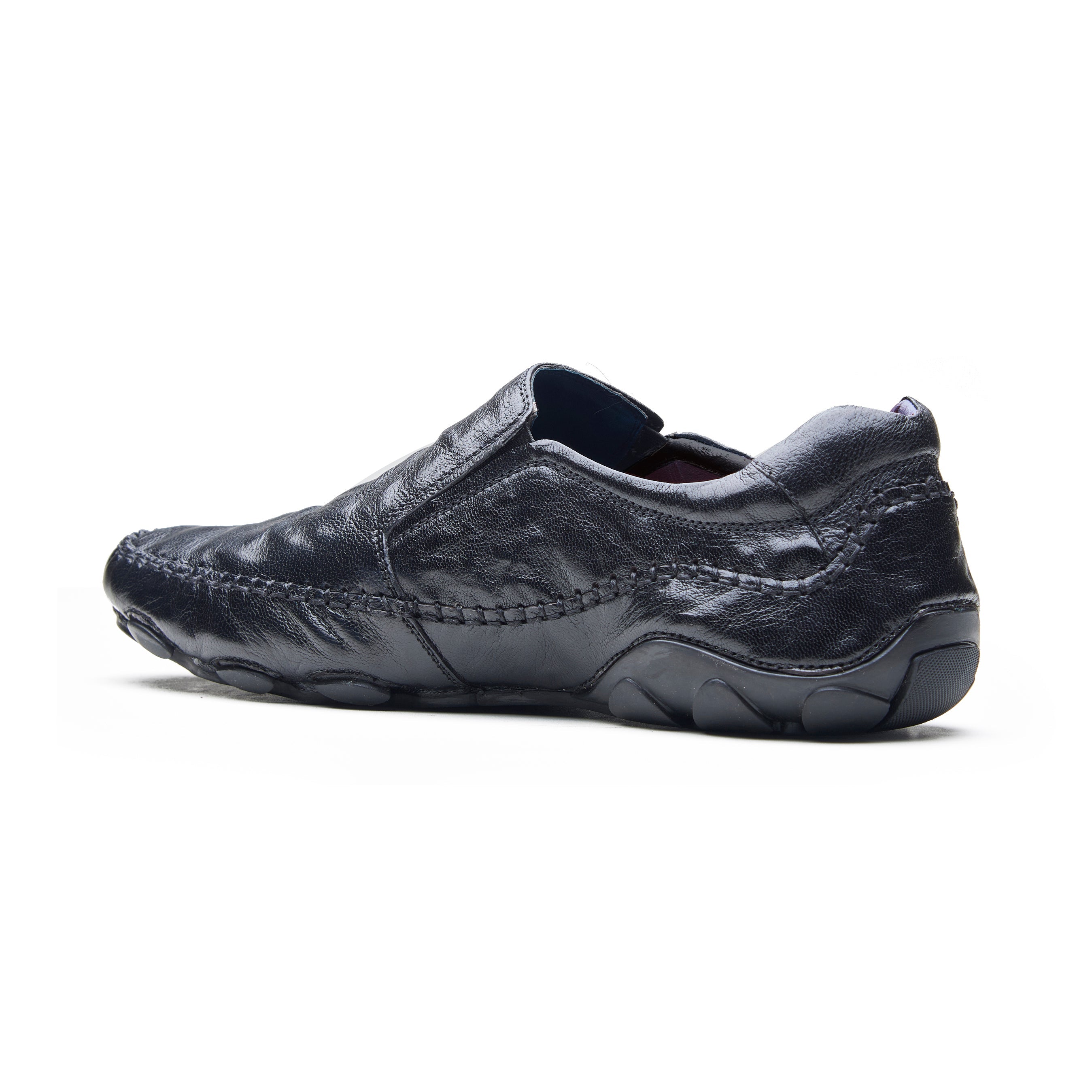 Alessio Leather Formals Black