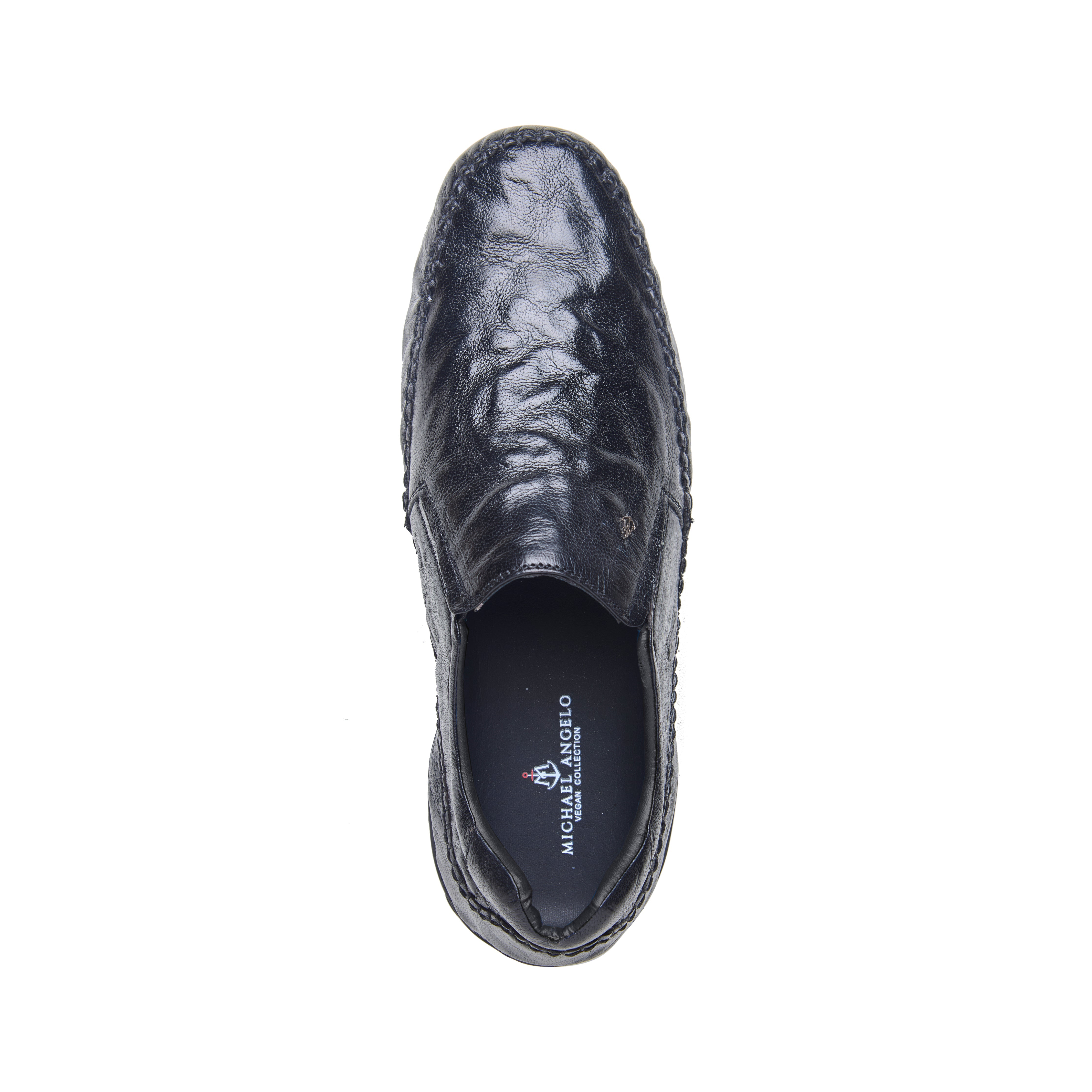 Alessio Leather Formals Black