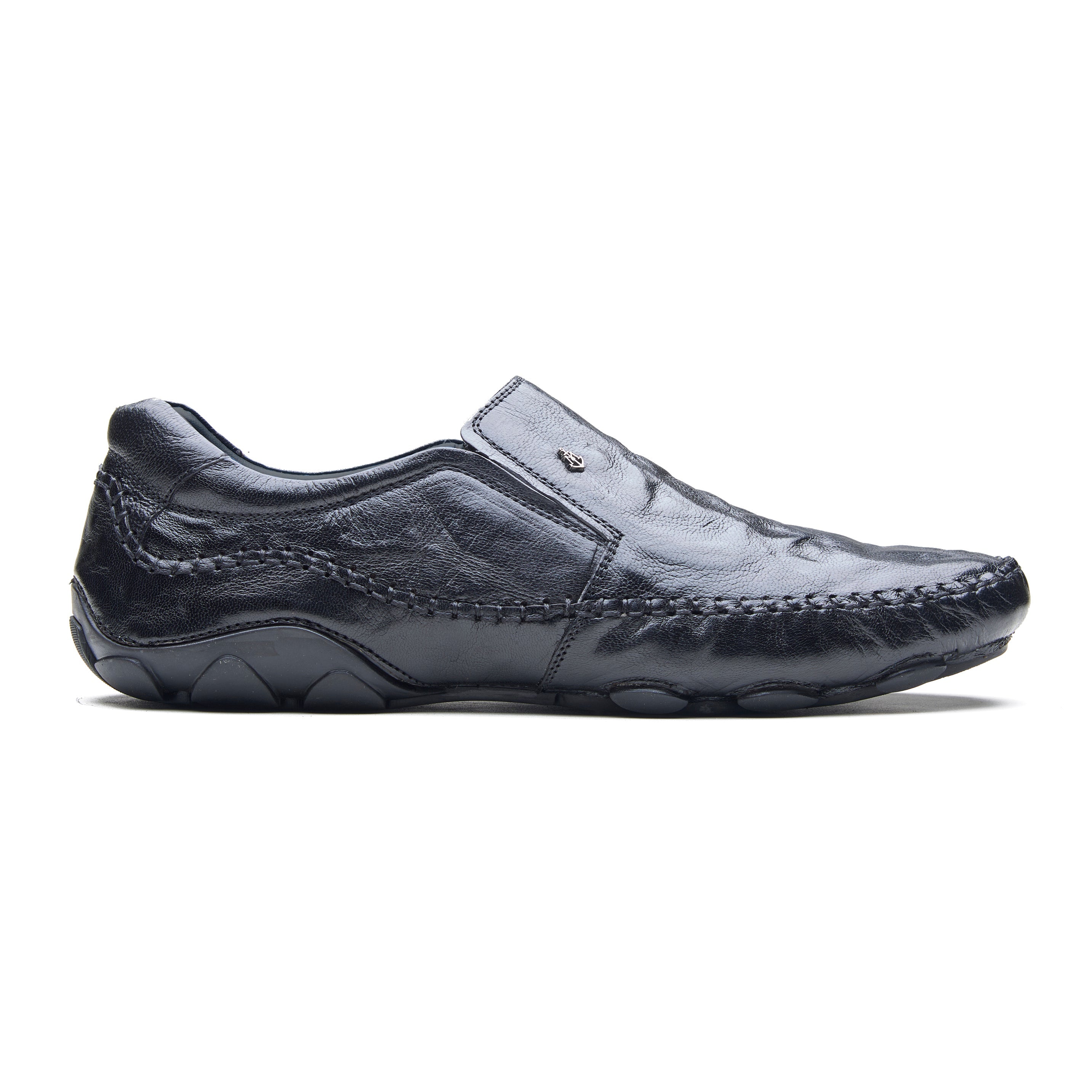 Alessio Leather Formals Black